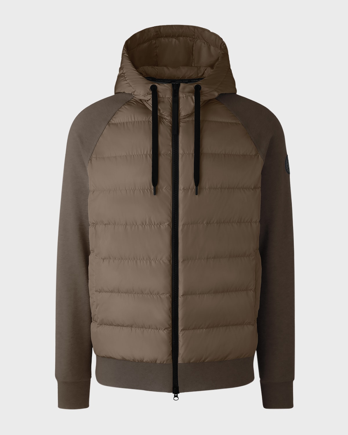 Canada Goose Men's Hybridge Huron Full-zip Hoodie In Quicksand