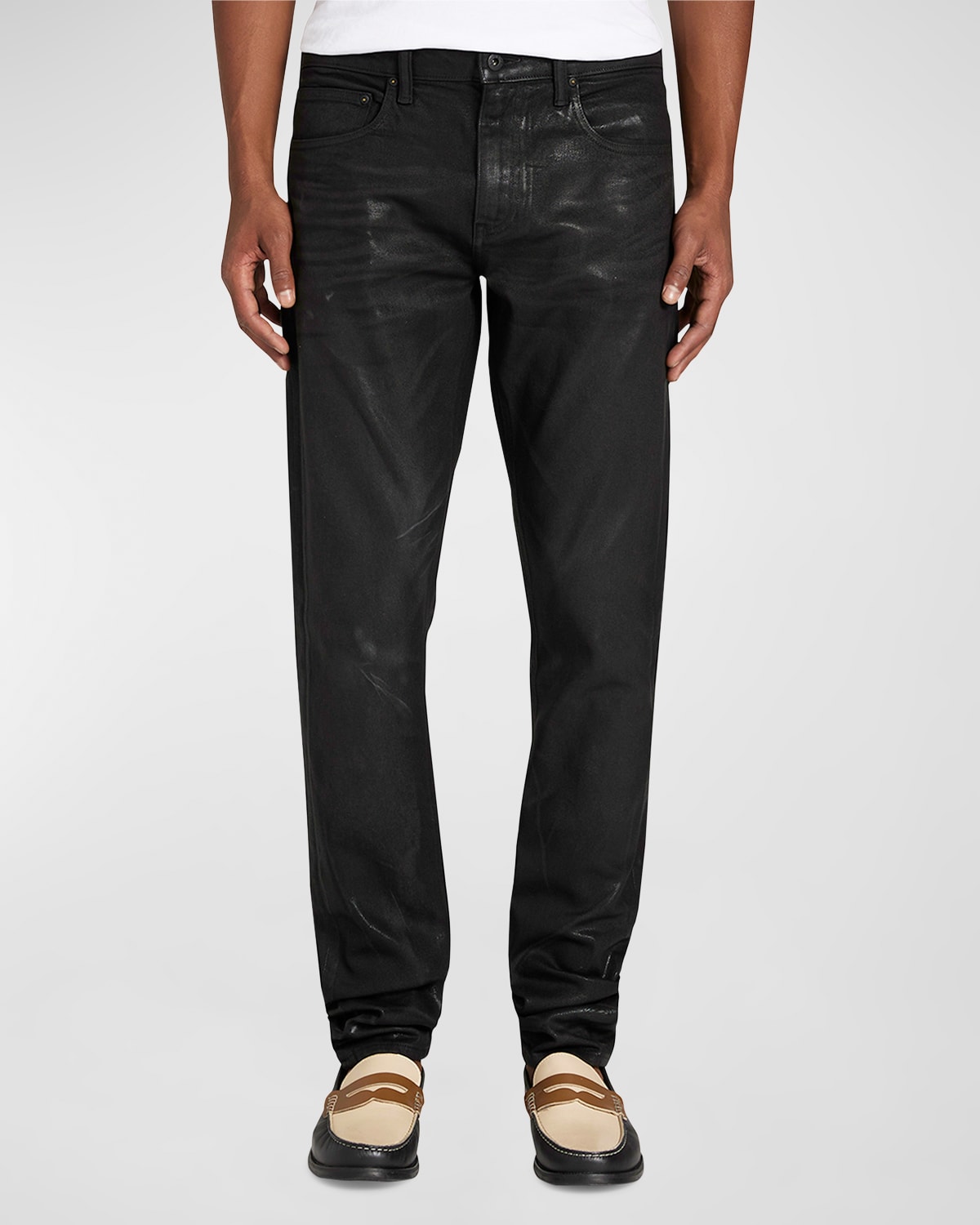 Prps Wax Mode Skinny Fit Jeans In Black