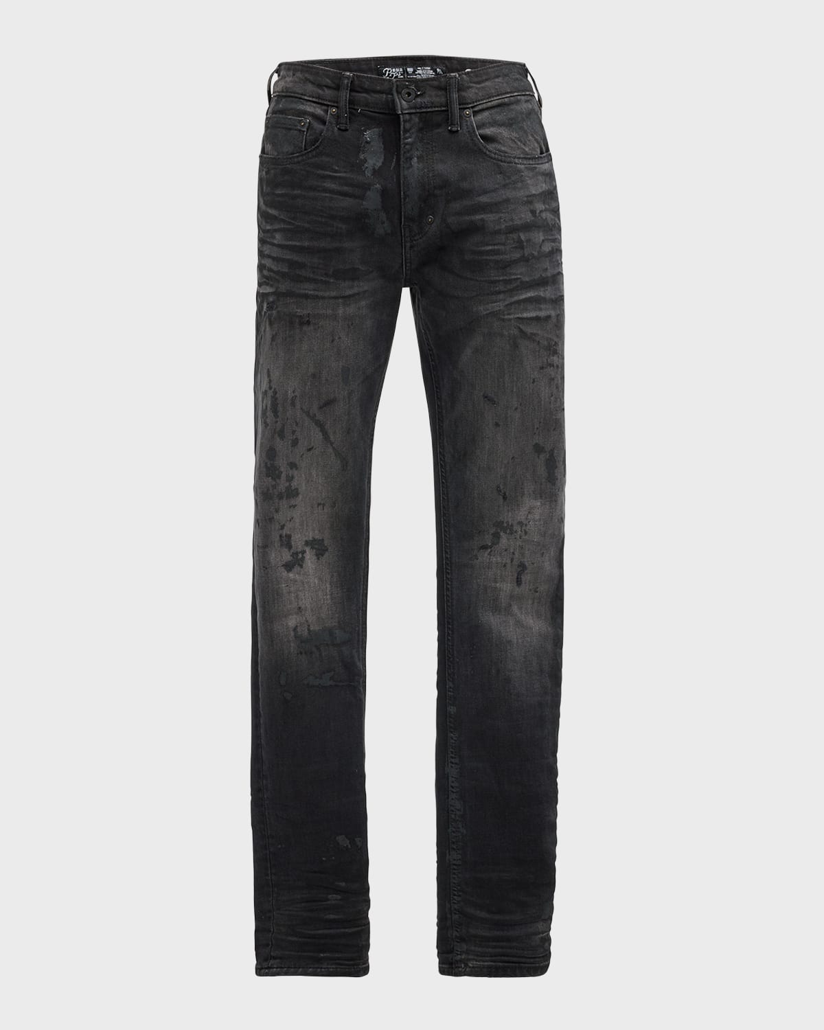 Shop Prps Men's Annex Textured Skinny Jeans In Black Galaxy