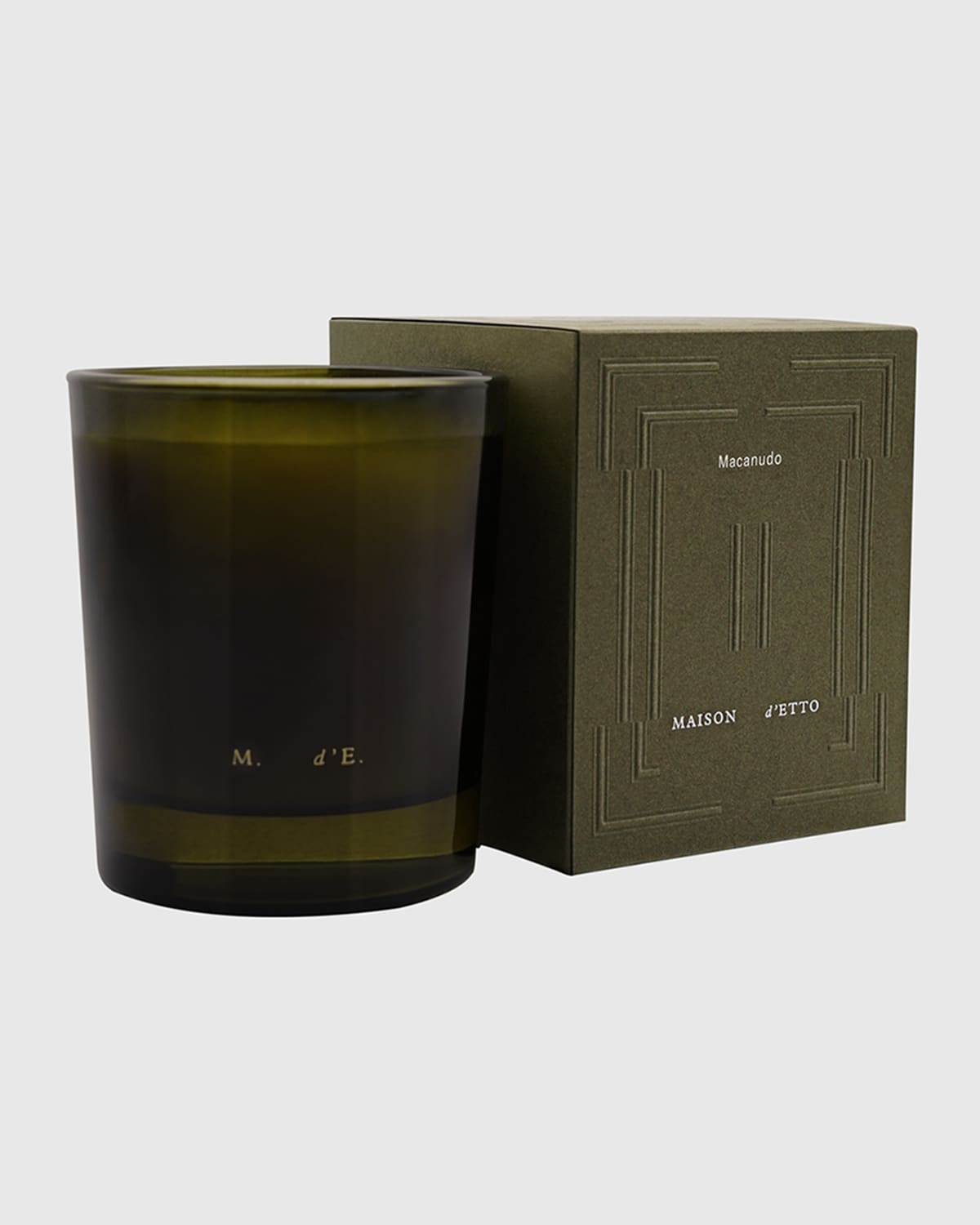 Maison D'etto Macanudo Candle, 275 G In Green