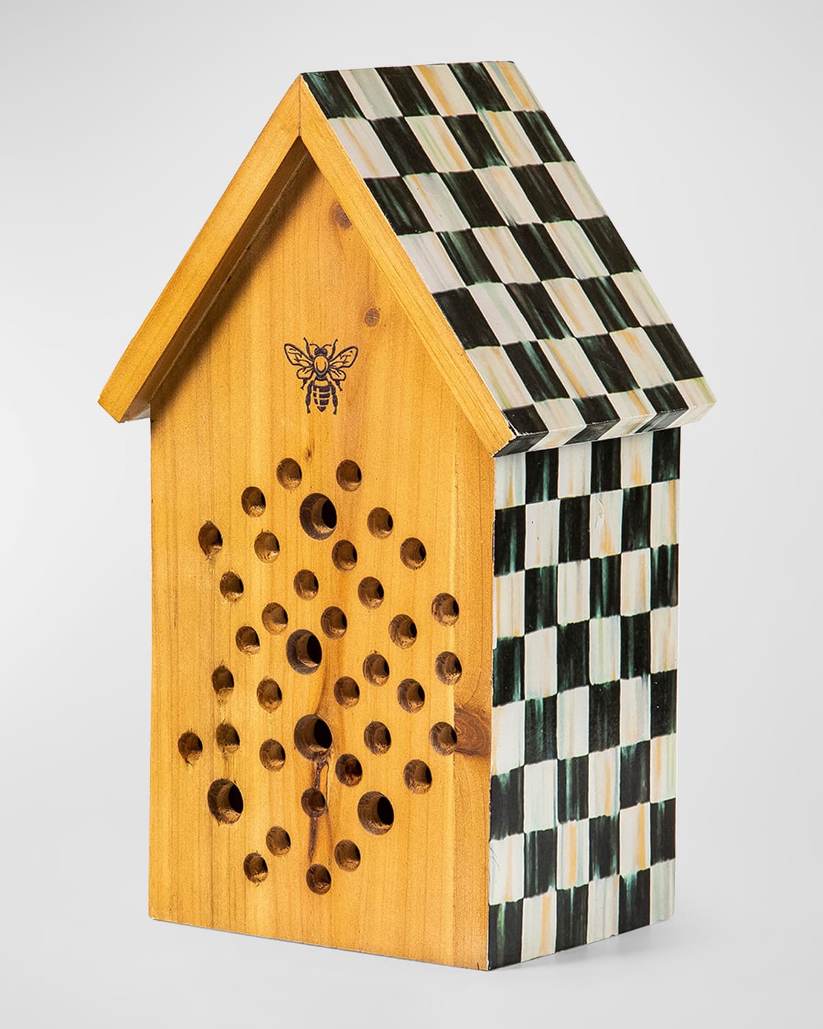 Mackenzie-childs Courtly Check Bee House In Black