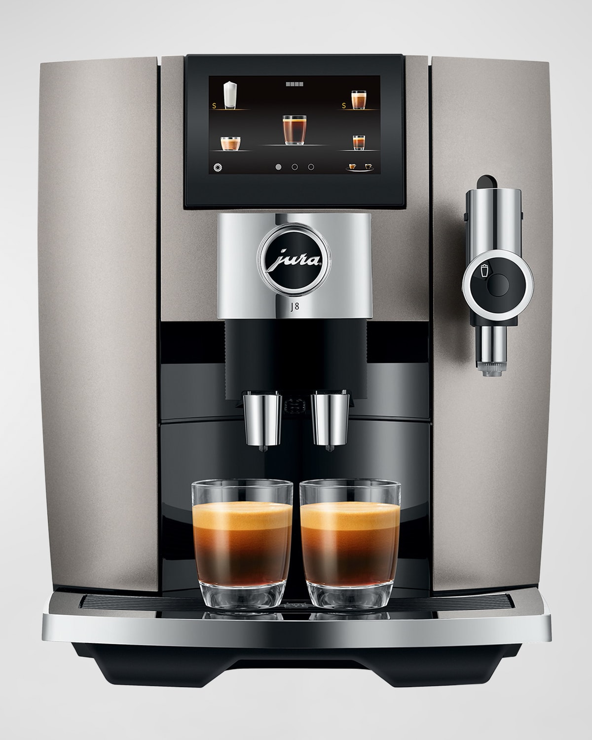 Jura J8 Automatic Coffee Machine In Midnight Silver