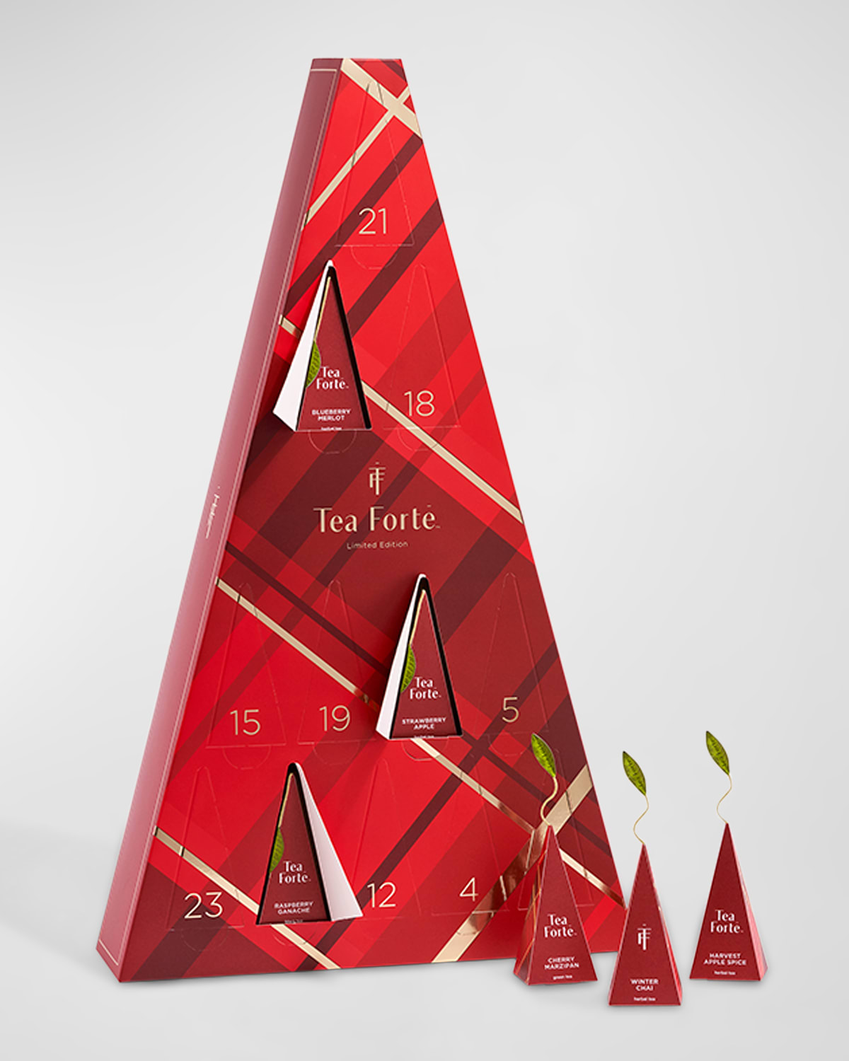 Tea Forte Warming Joy Advent Calendar In Red