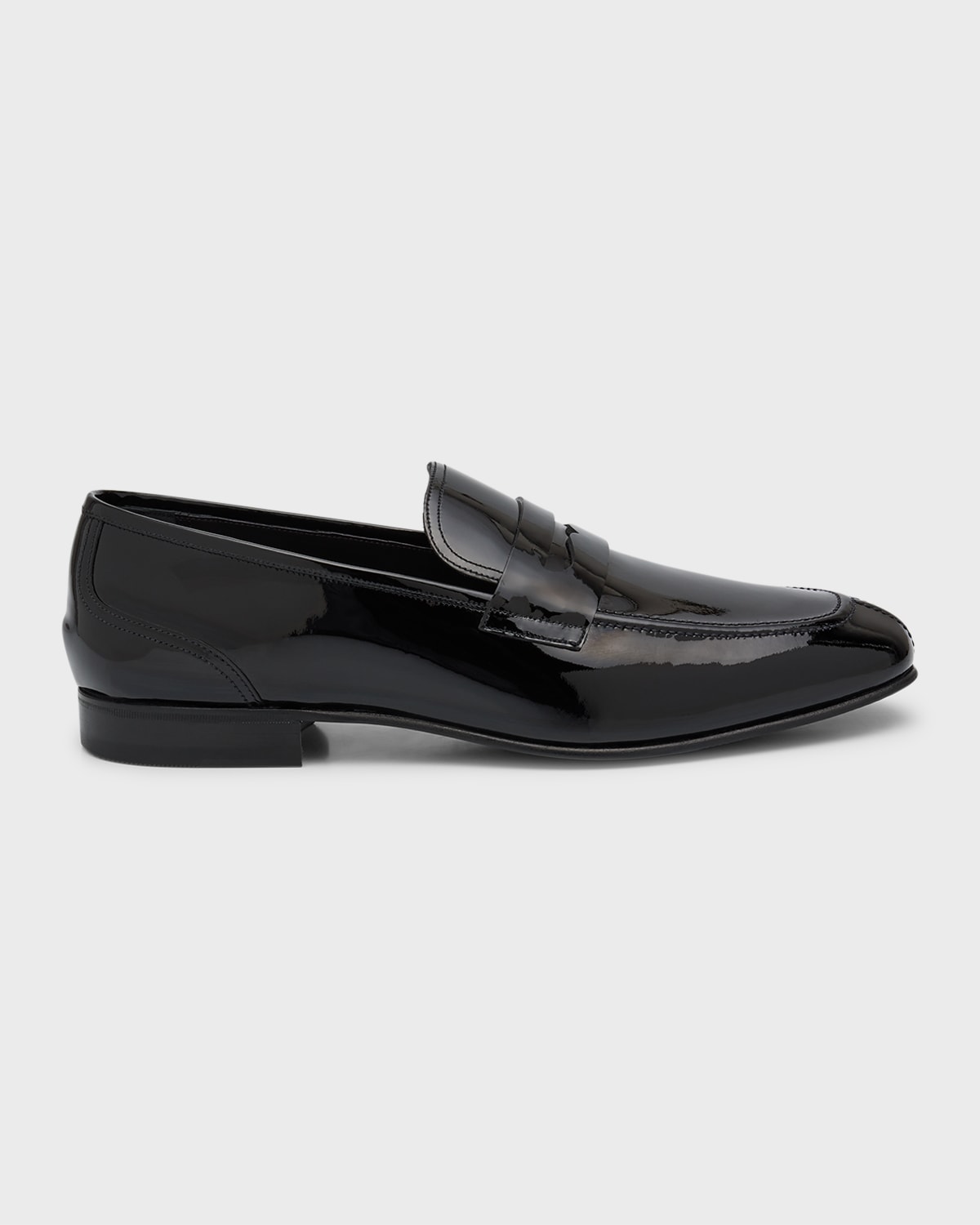 Bally Men's Saix Patent Leather Penny Loafers In Black