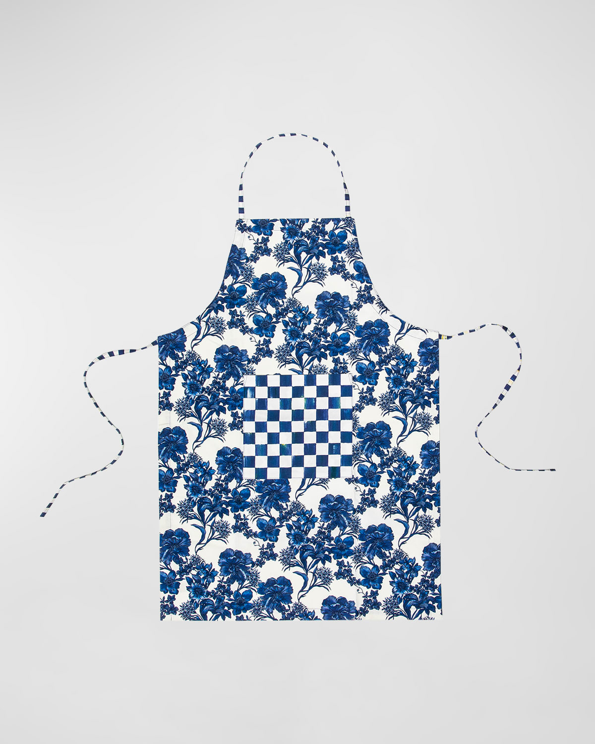 Mackenzie-childs English Garden Apron In Blue