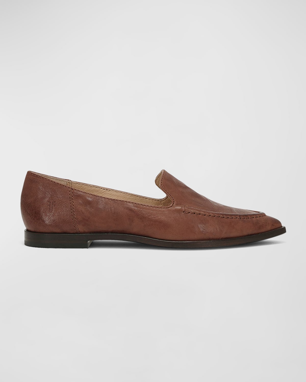 Kenzie Leather Moc-Toe Loafers