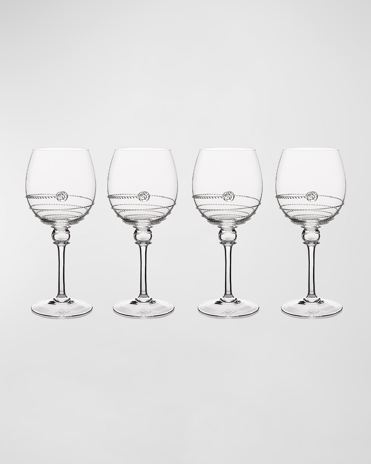 Shop Juliska Amalia White Wine Glasses, Set Of 4