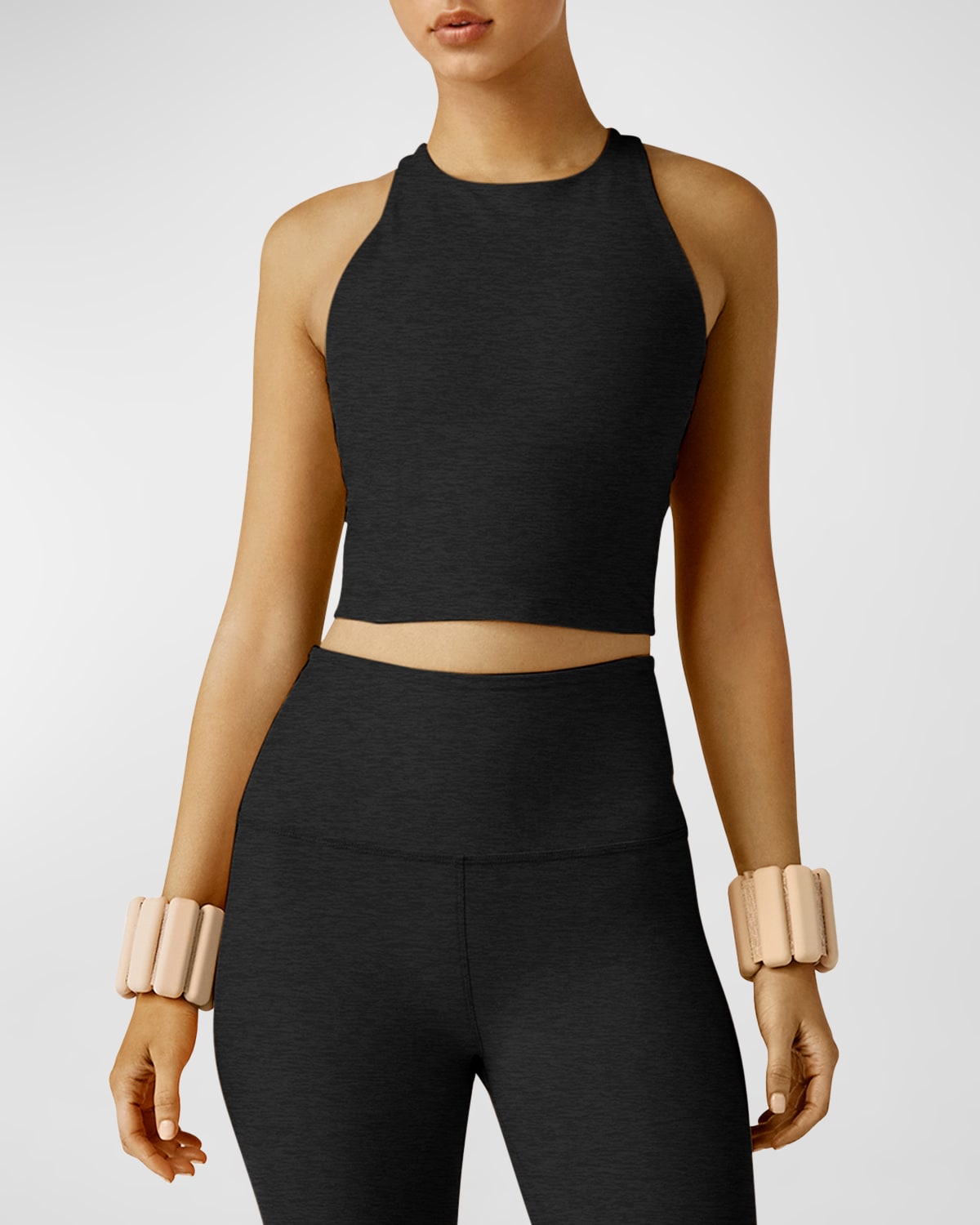 BEYOND YOGA SPACEDYE REFOCUS CROPPED TANK TOP 