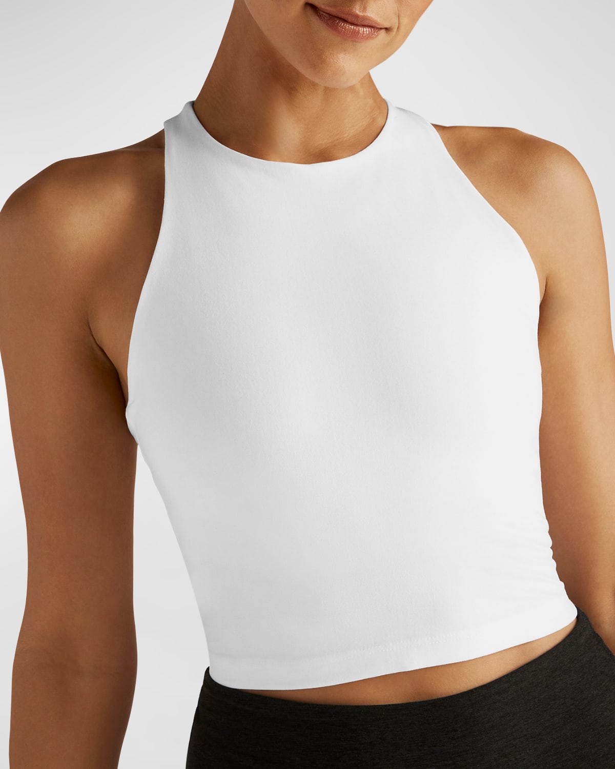 BEYOND YOGA SPACEDYE REFOCUS CROPPED TANK TOP 