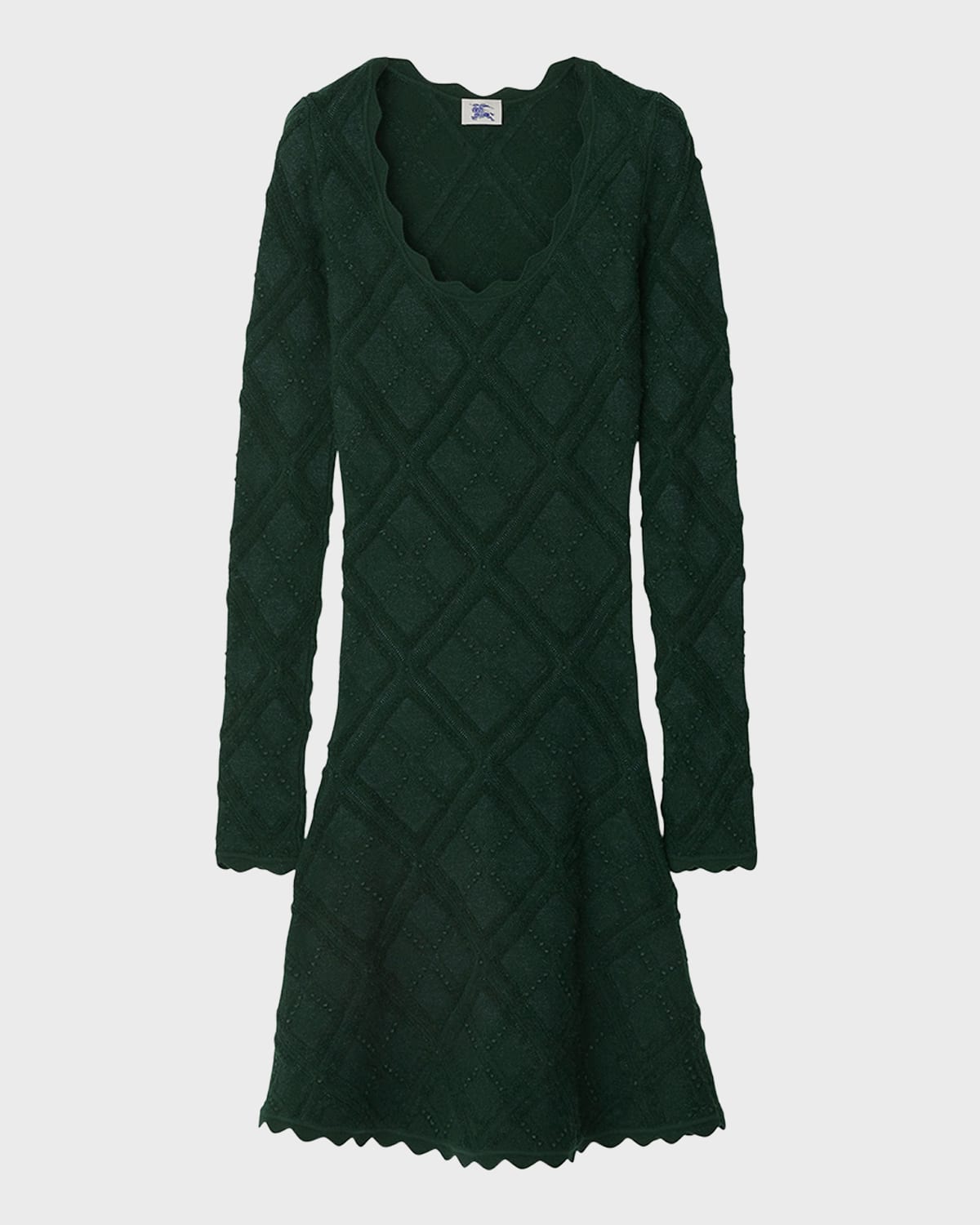 Wool Knit Midi Dress