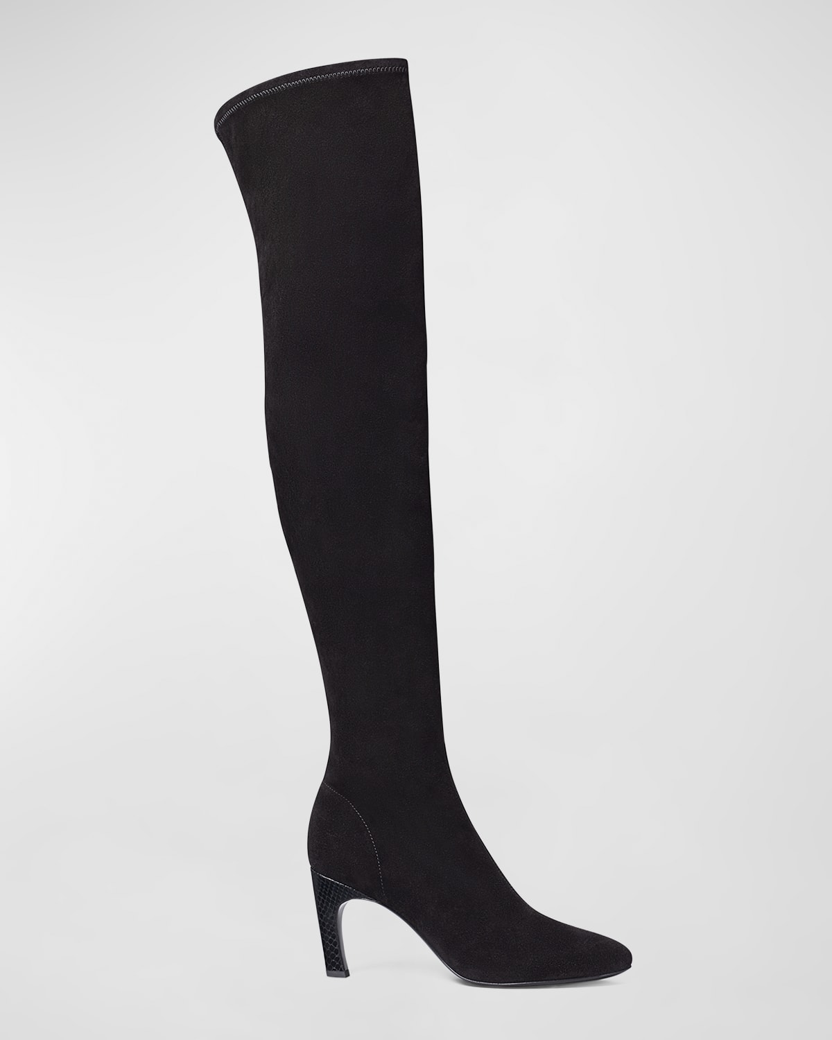 TORY BURCH STRETCH SUEDE OVER-THE-KNEE BOOTS