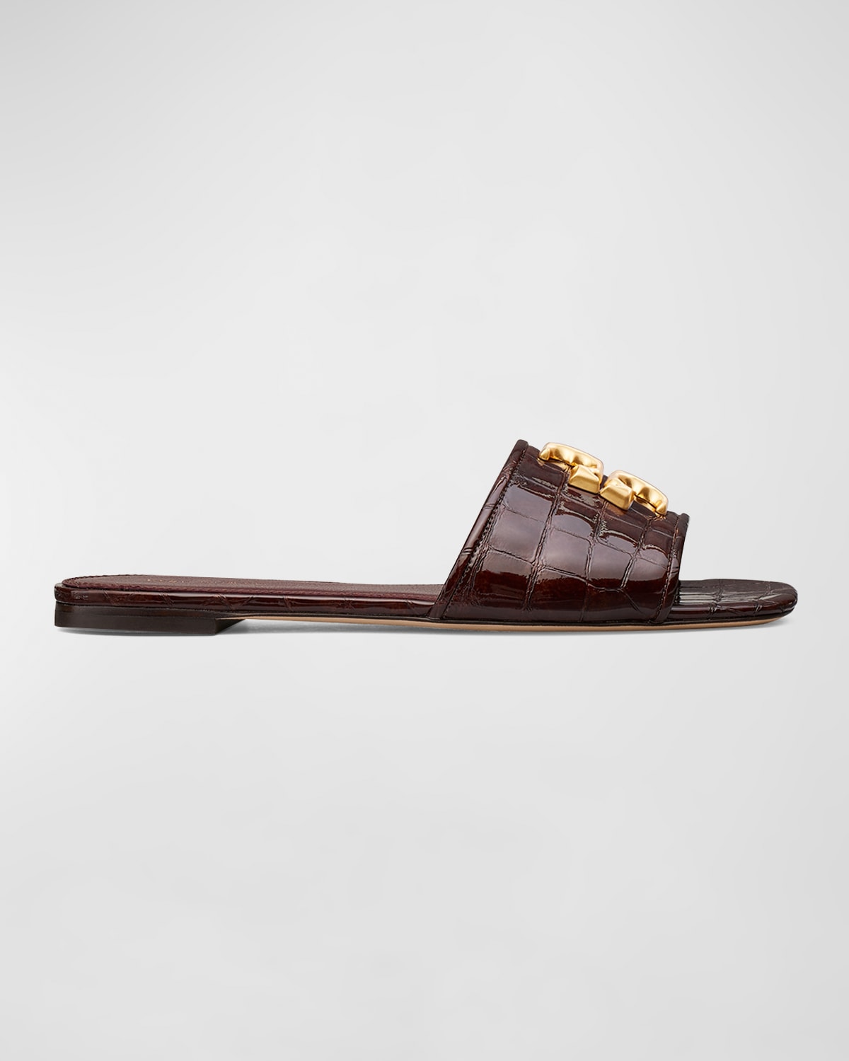 Medallion flat sandals hot sale