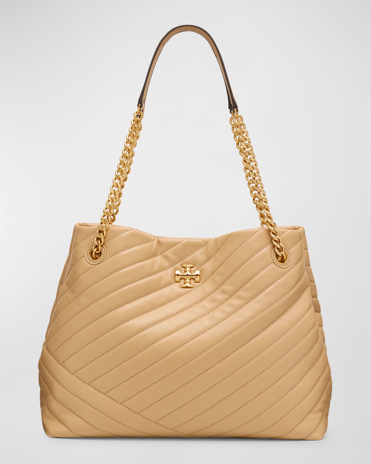 Kira Chevron-Quilted Leather Tote Bag