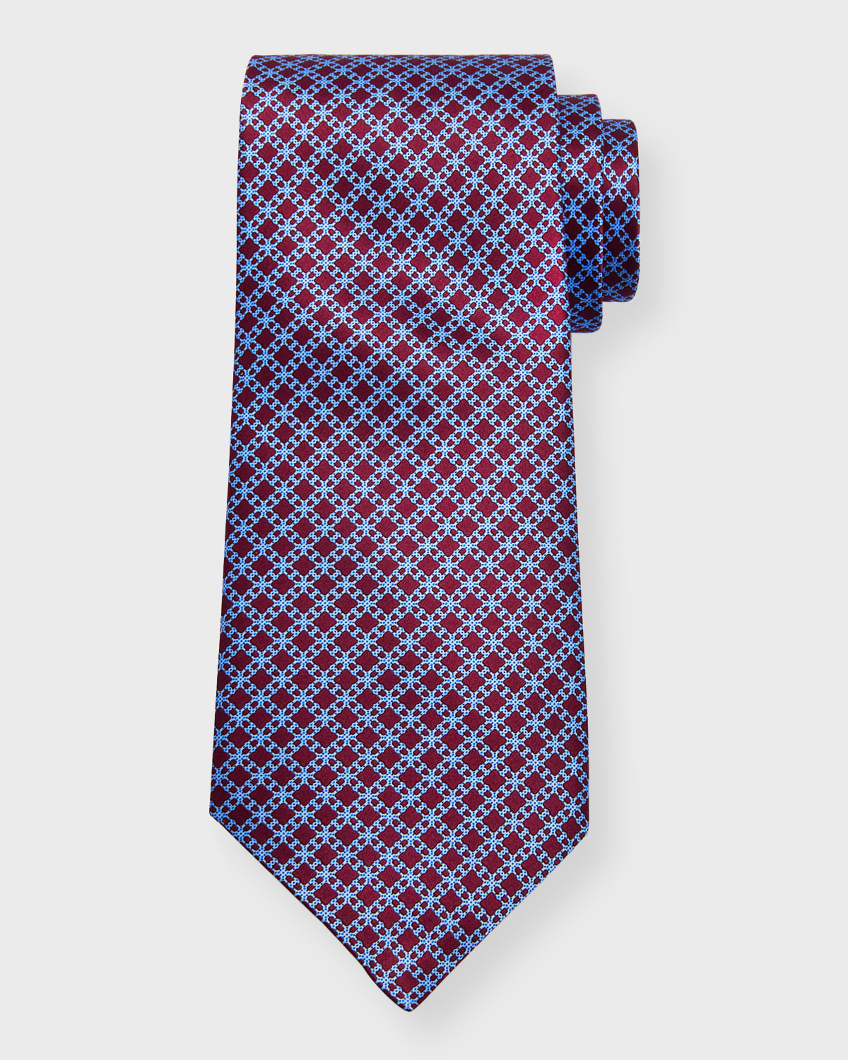 Men's Silk Multi-Grid Tie