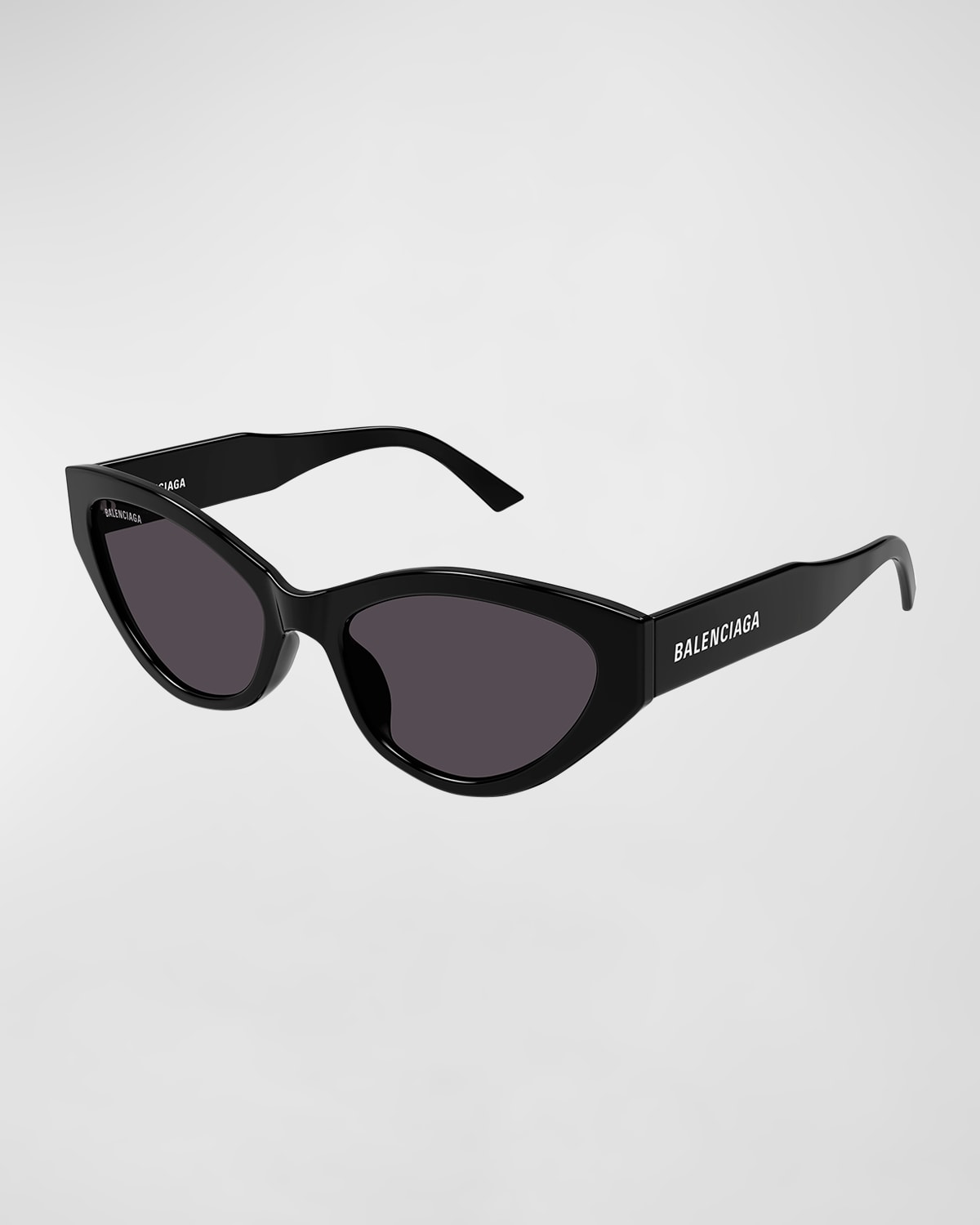 Logo Plastic Cat-Eye Sunglasses