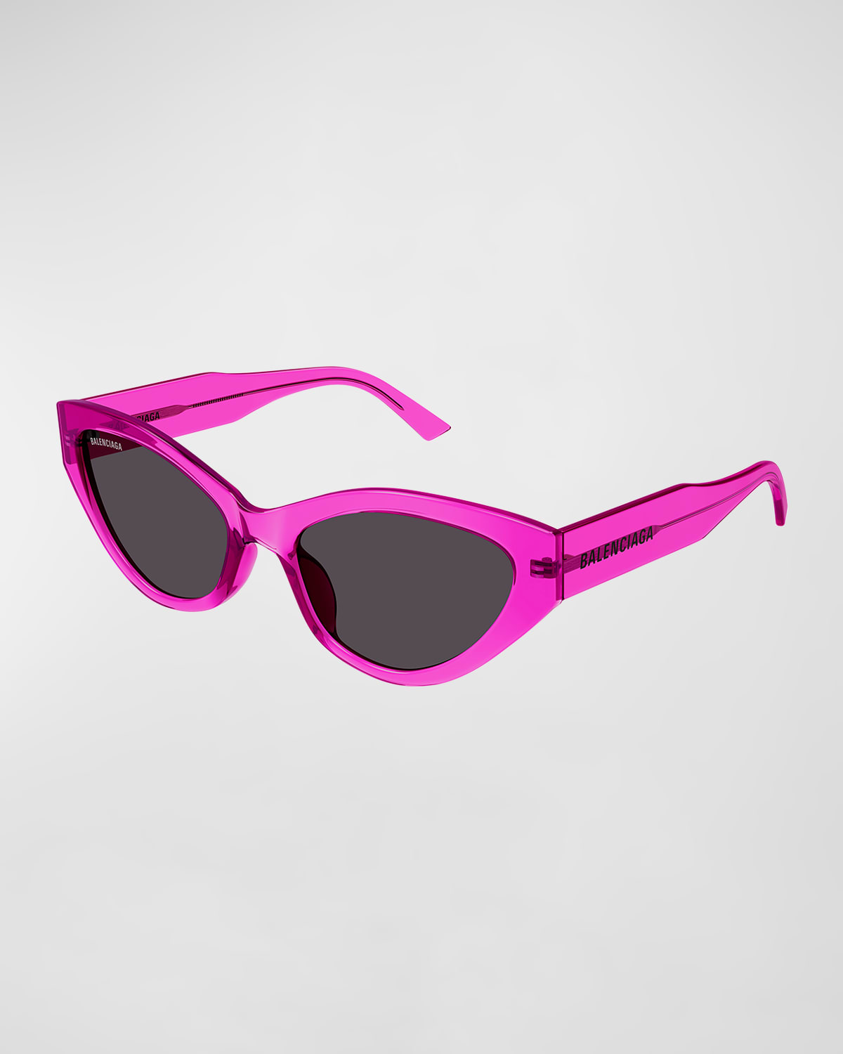 Logo Plastic Cat-Eye Sunglasses