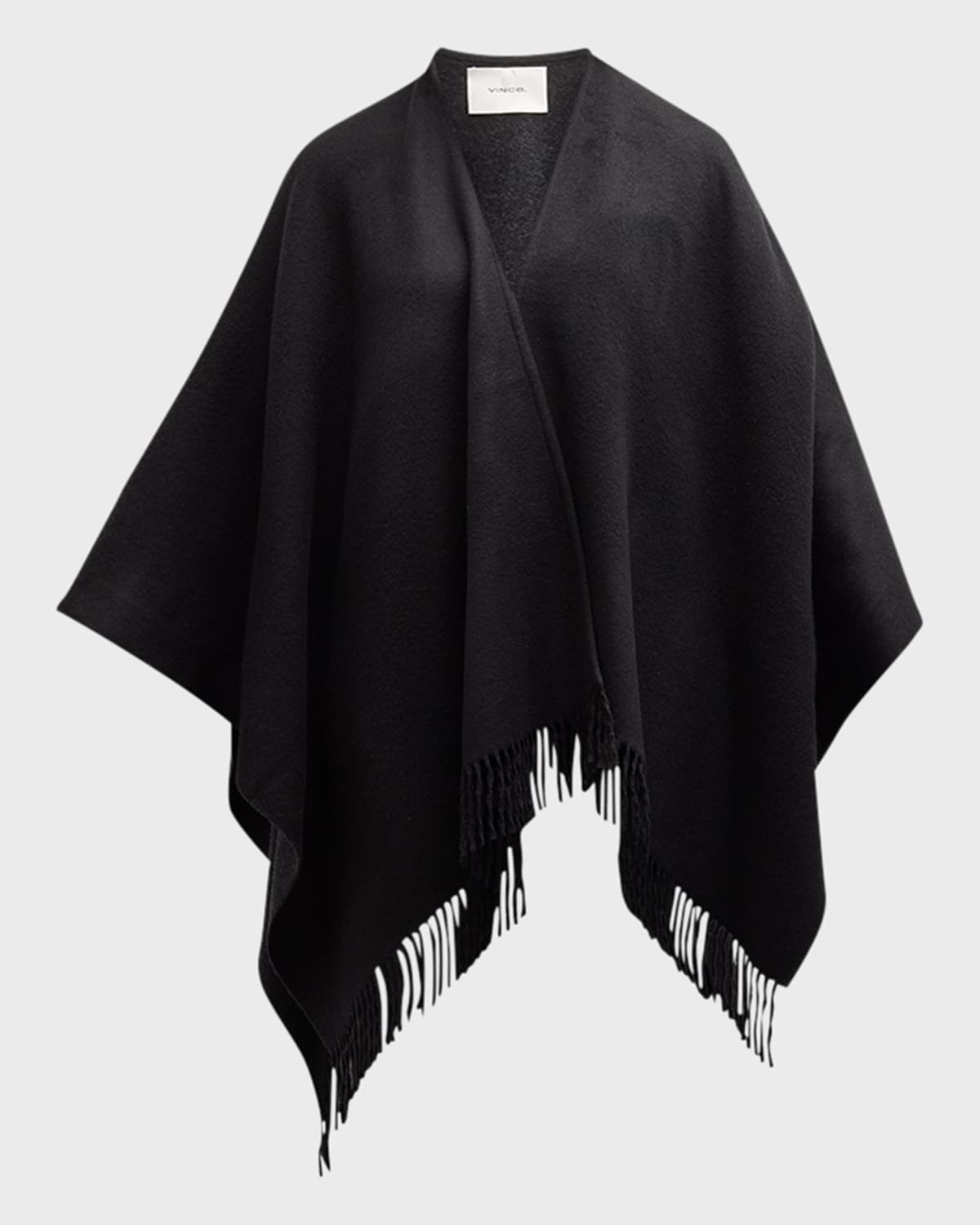 Fringe Cashmere Cape