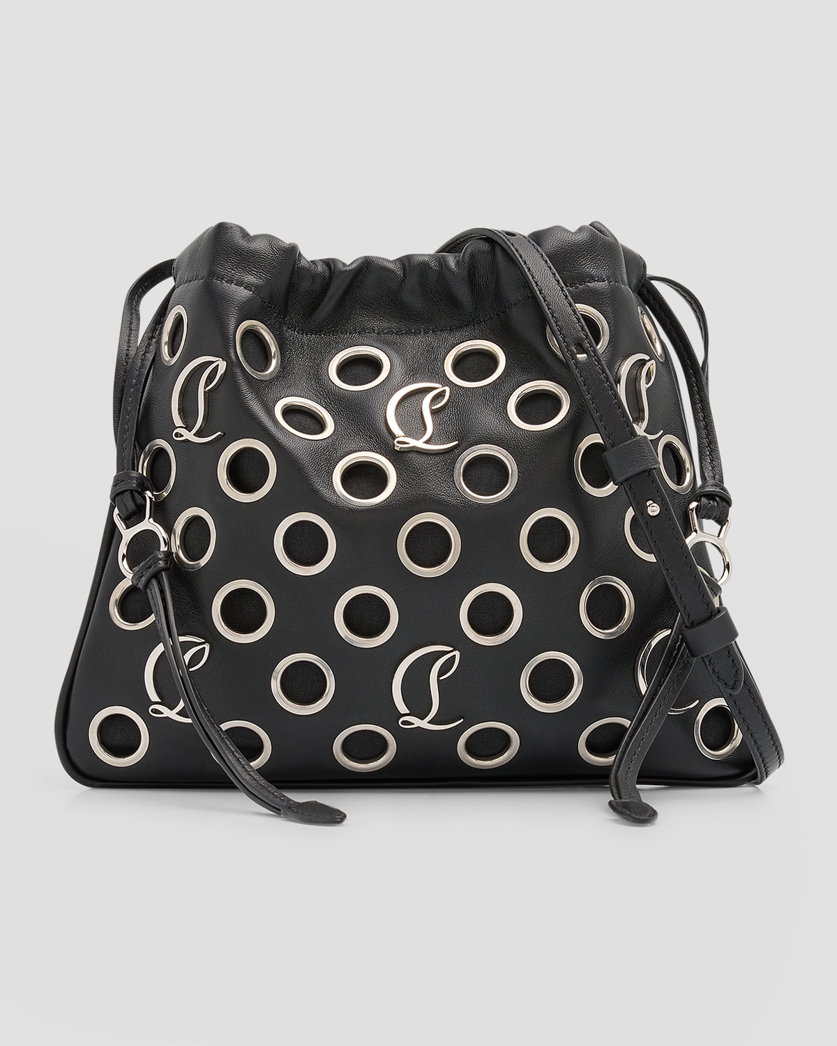 Mouchara Mini Crossbody in Nappa Leather with Eyelets