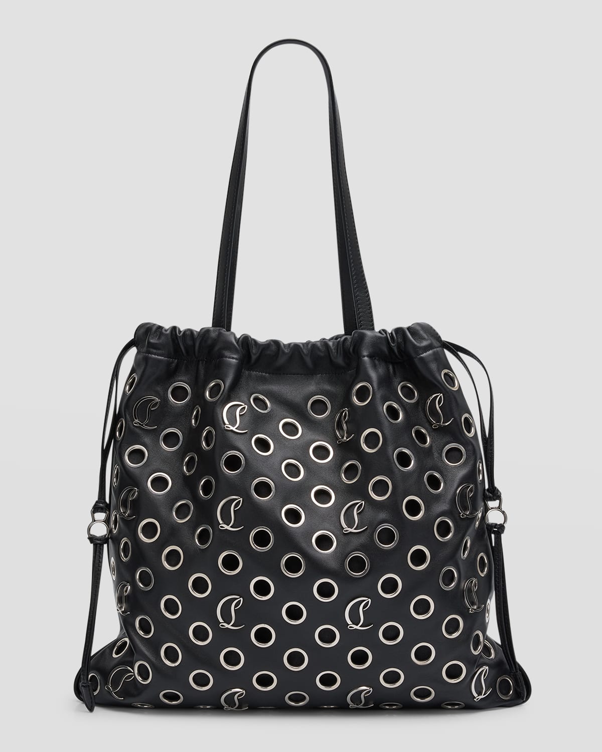 Mouchara Tote in Nappa Leather with Eyelets