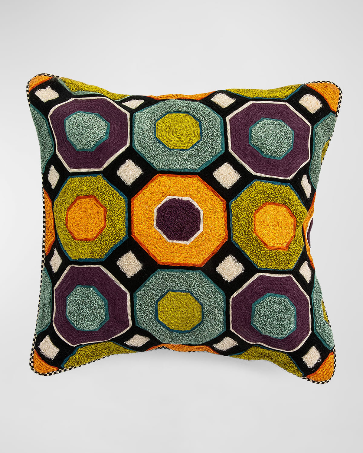 Mackenzie-childs Geo Decorative Pillow In Multi