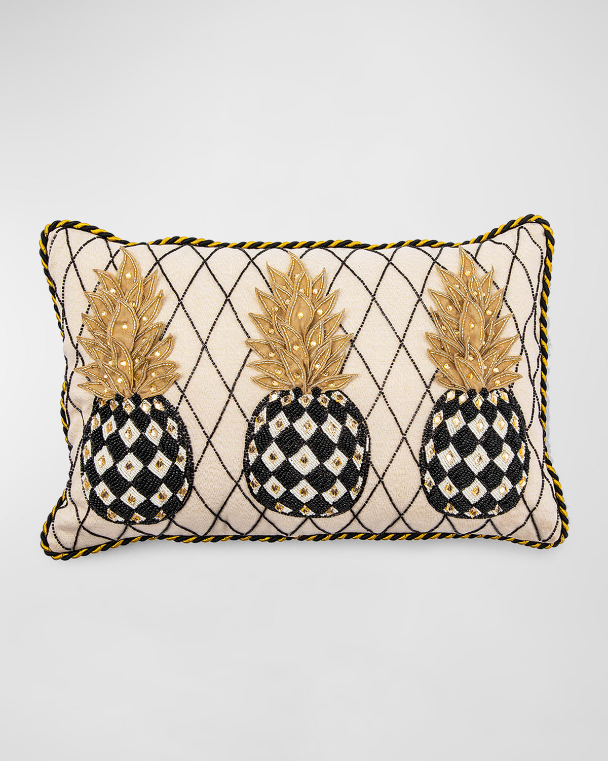 Shop Mackenzie-childs Pineapple Lumbar Pillow
