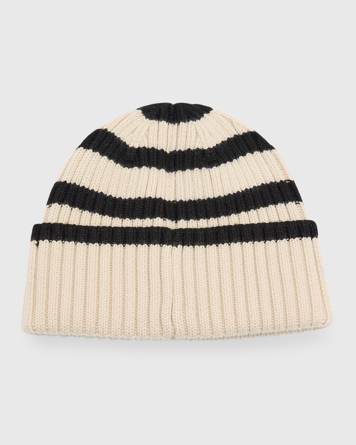 Signature Stripe Wool Beanie