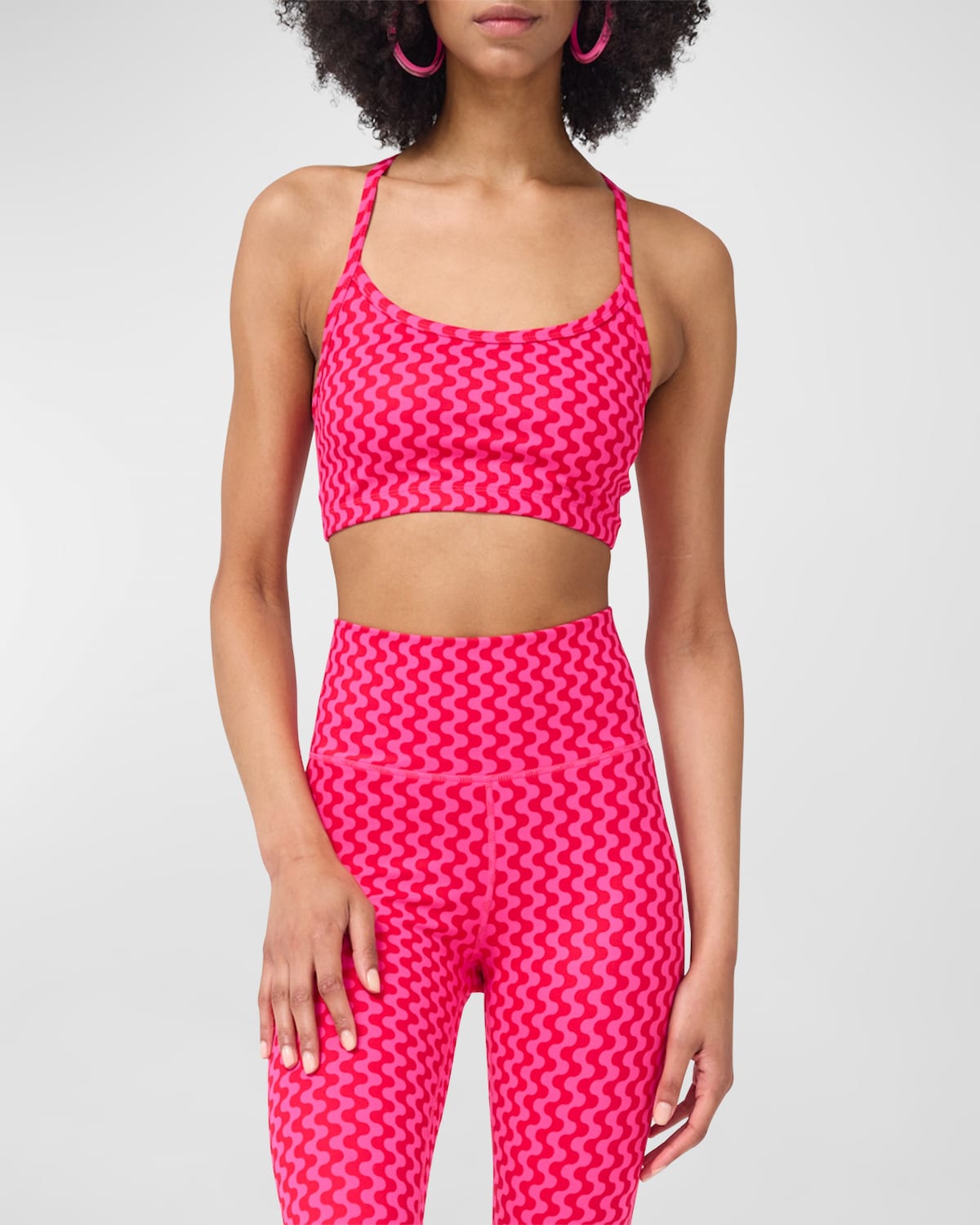 Shop Terez American Pop Pink Tlc Y-back Bralette