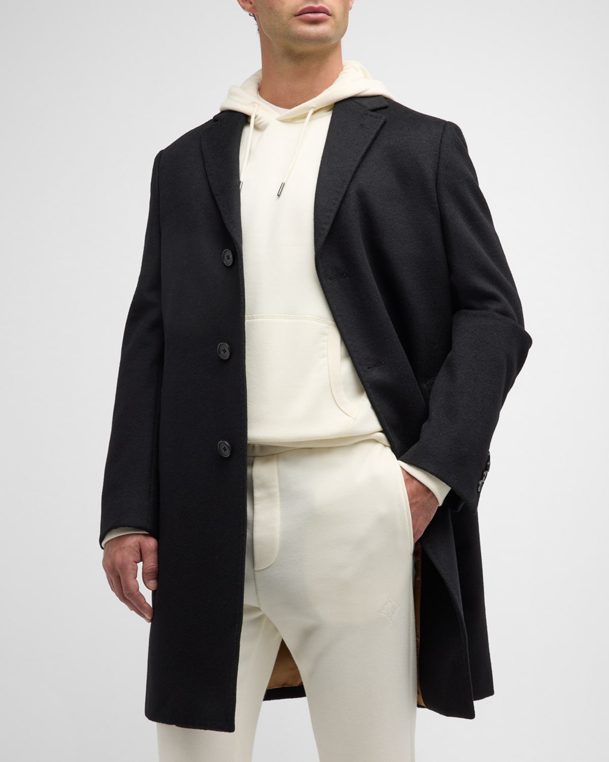 Men's St-Pierre Cashmere Topcoat