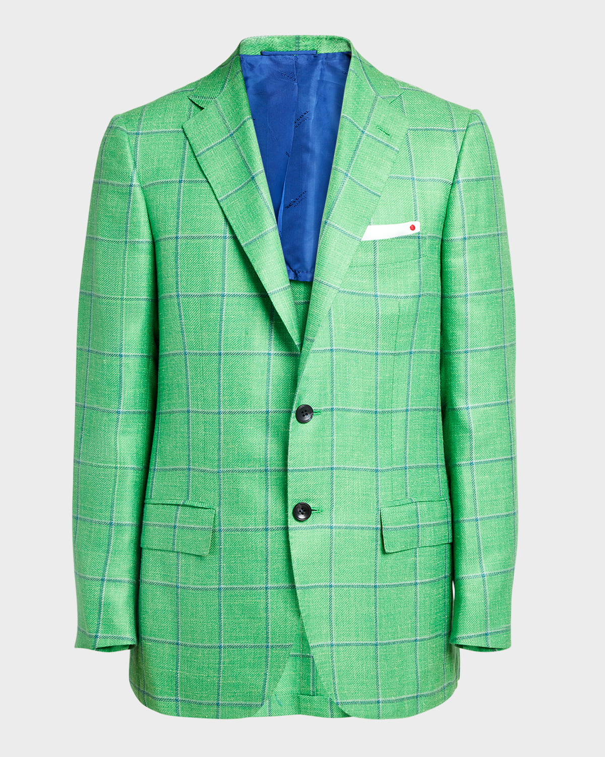 Men's Windowpane Cashmere-Blend Sport Coat