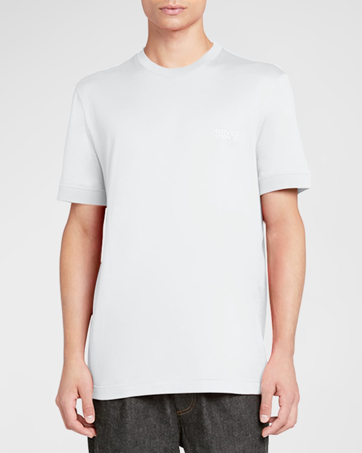 Men's Outline Logo Crewneck T-Shirt