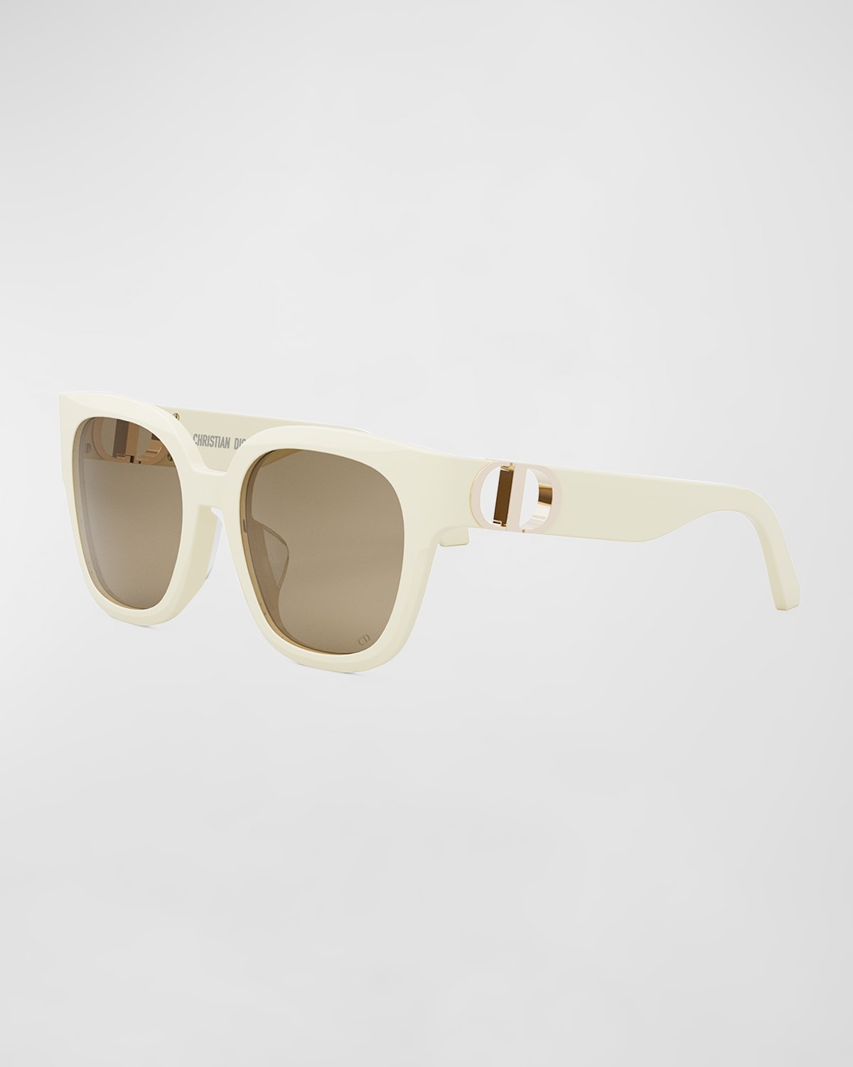 Dior 30montaignw S10f Sunglasses In Ivory Brown Mirro