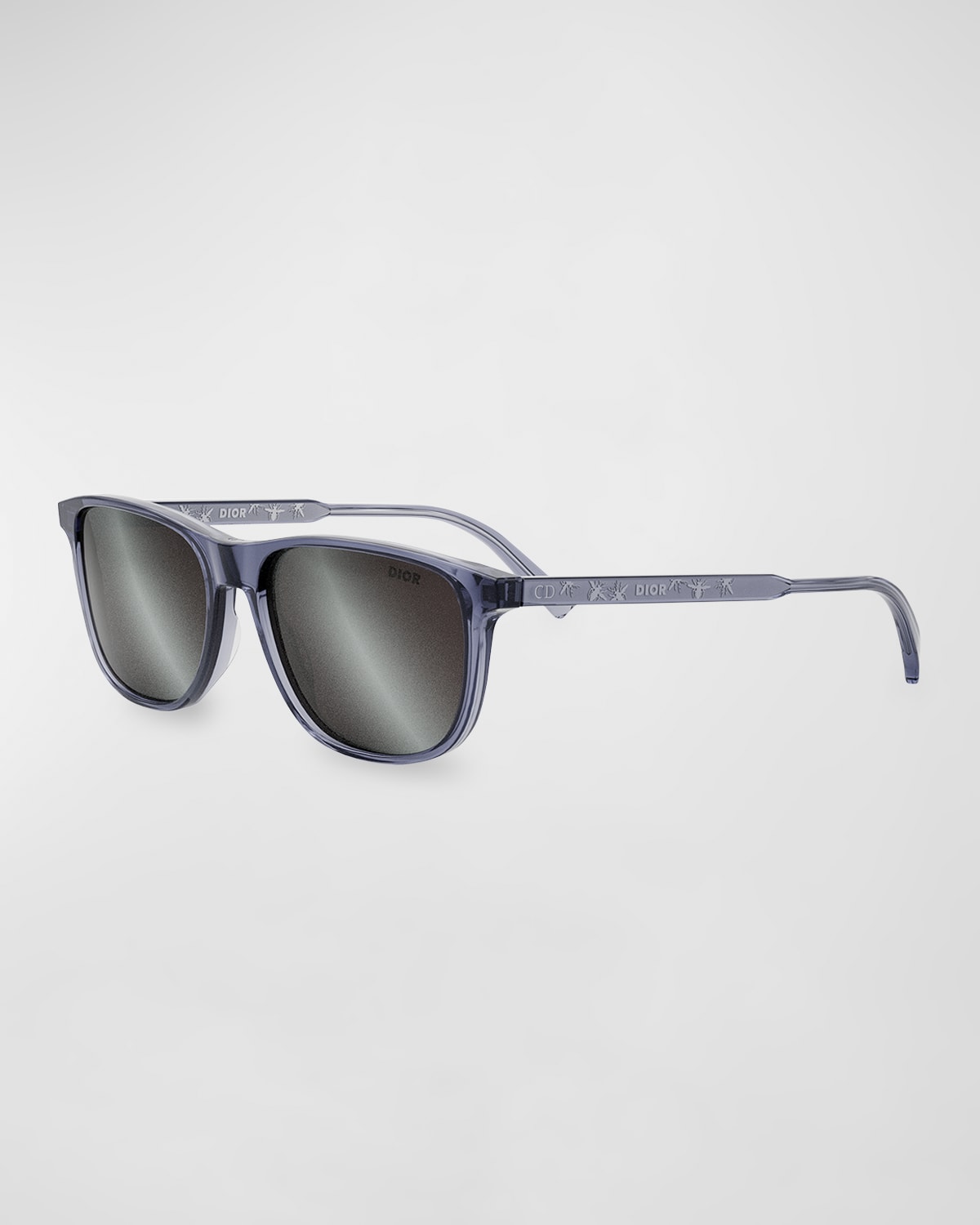 Shop Dior In S3i Sunglasses In Shiny Light Blue