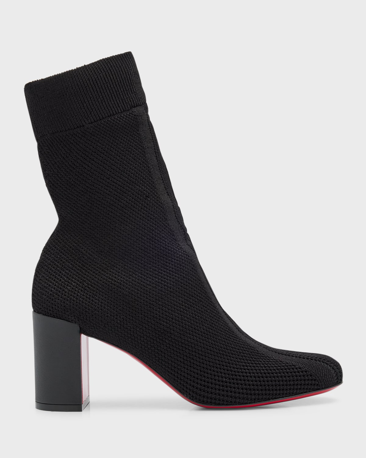 Beyonstage Red Sole Knit Mid-Calf Boots
