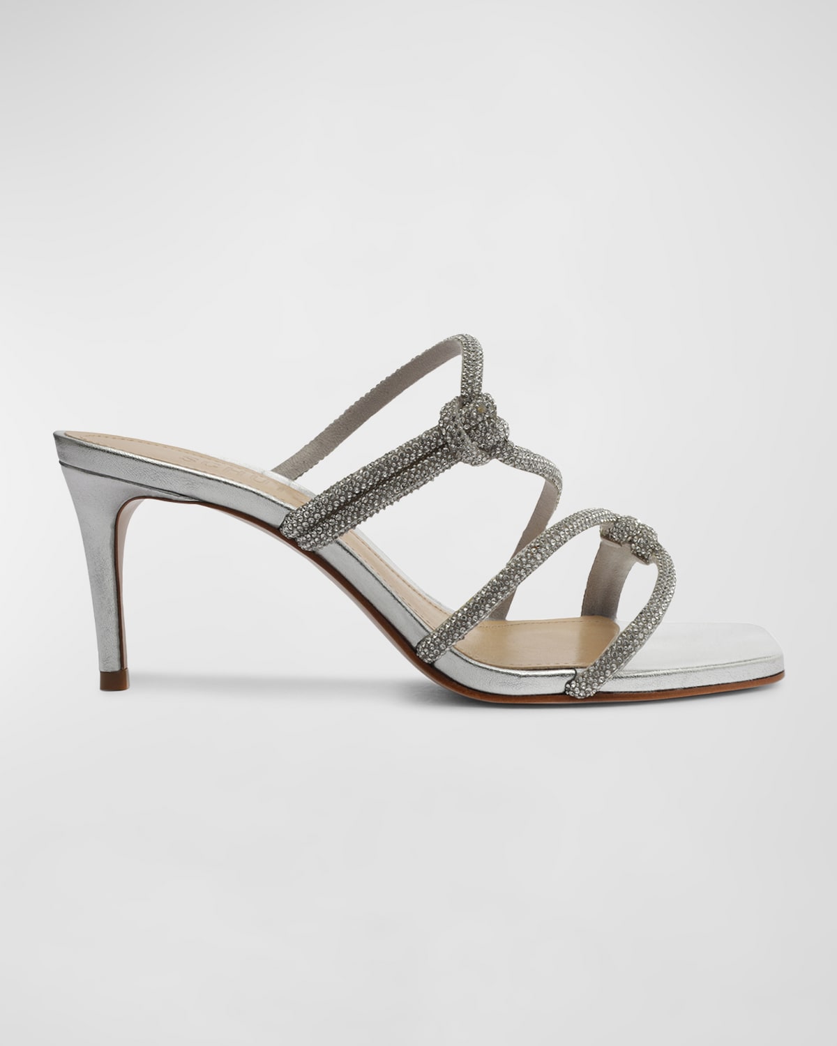 Schutz Lauryn Slide Sandal In Cristal (forro)