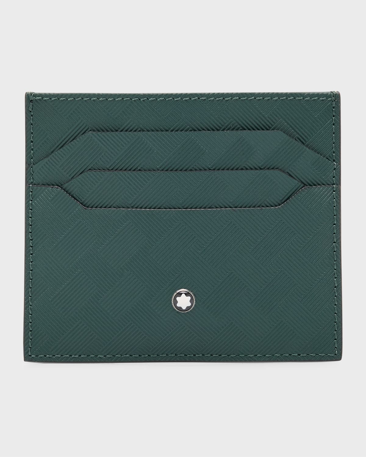 Montblanc Men's Extreme 3.0 Leather Card Holder In Green