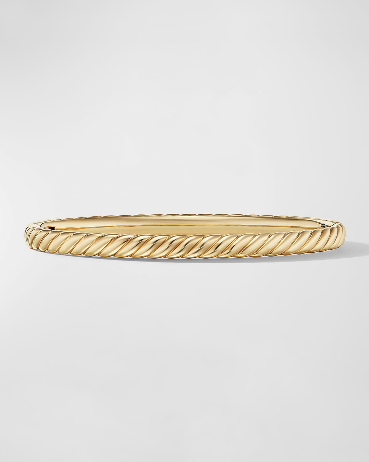 David Yurman Sculpted Cable Bracelet in 18K Gold, 4.5mm, Size S