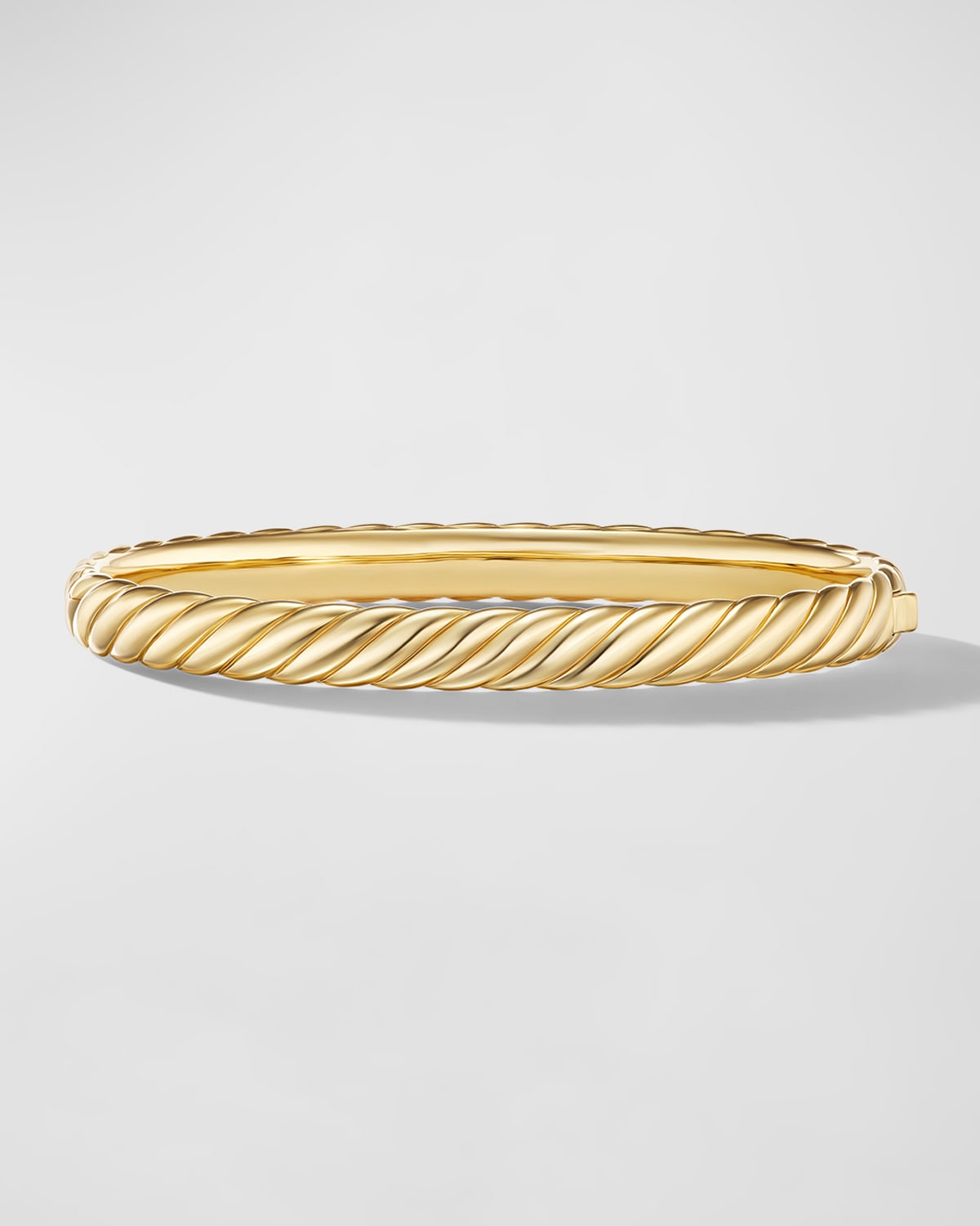 David Yurman Women's Sculpted Cable Bangle Bracelet In 18k Yellow Gold