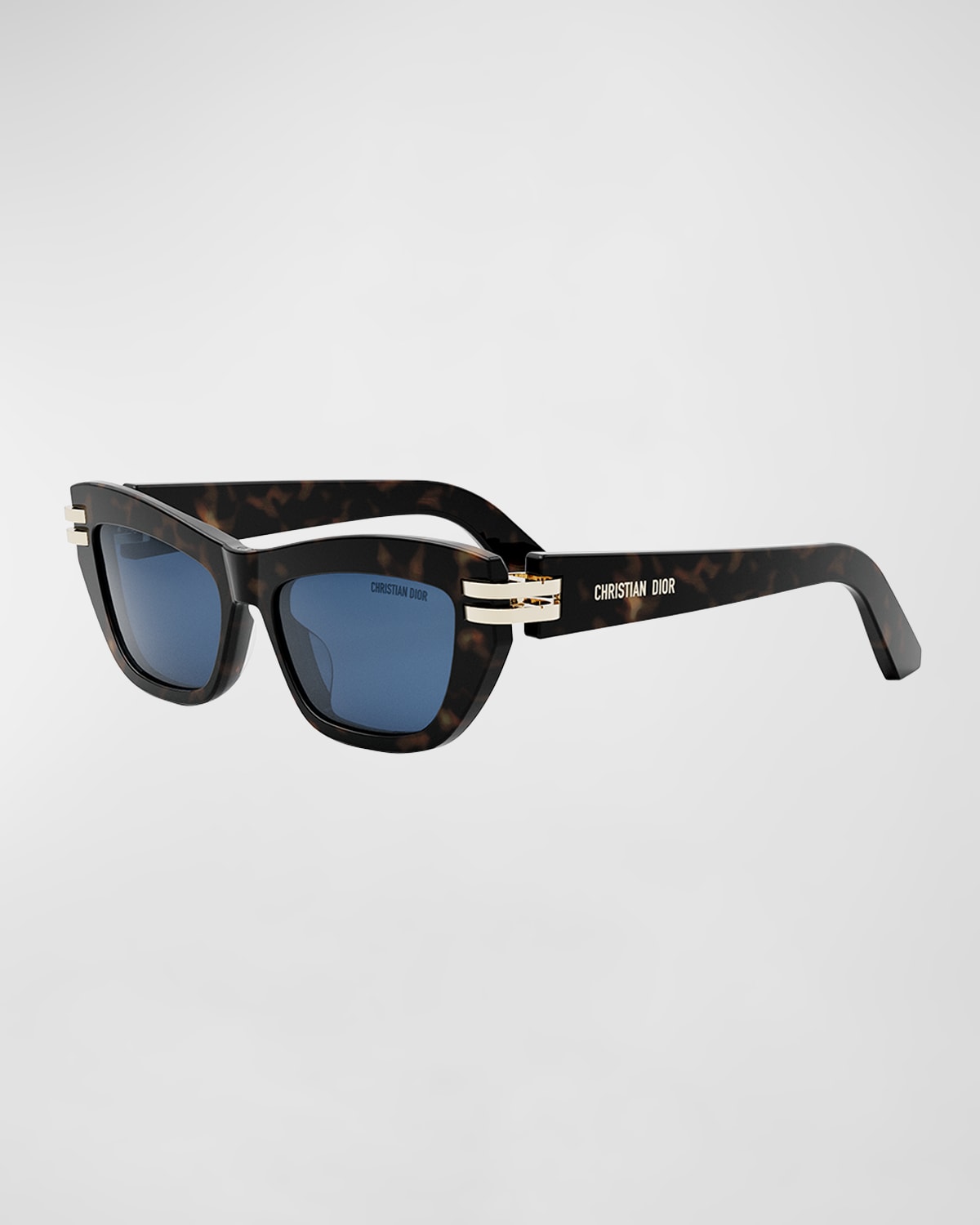 Shop Dior C B2u Sunglasses In Dhav/blu