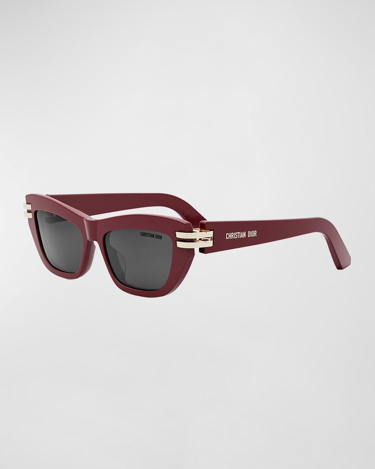 Dior C B2u 35a0 Cd40141u 66a Cat Eye Sunglasses In Sred/smk