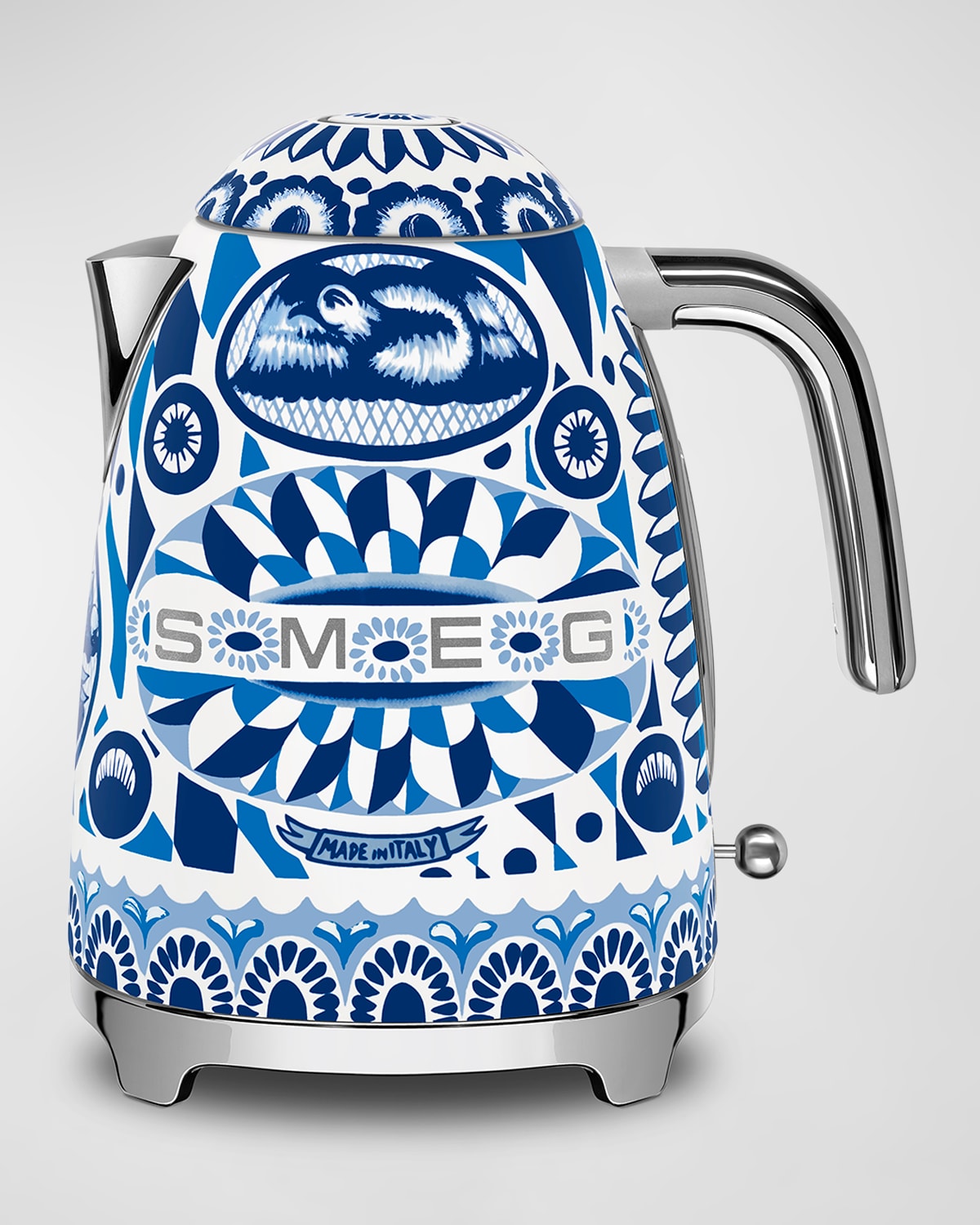 Smeg X Dolce & Gabbana Blu Mediterraneo Kettle In Blue