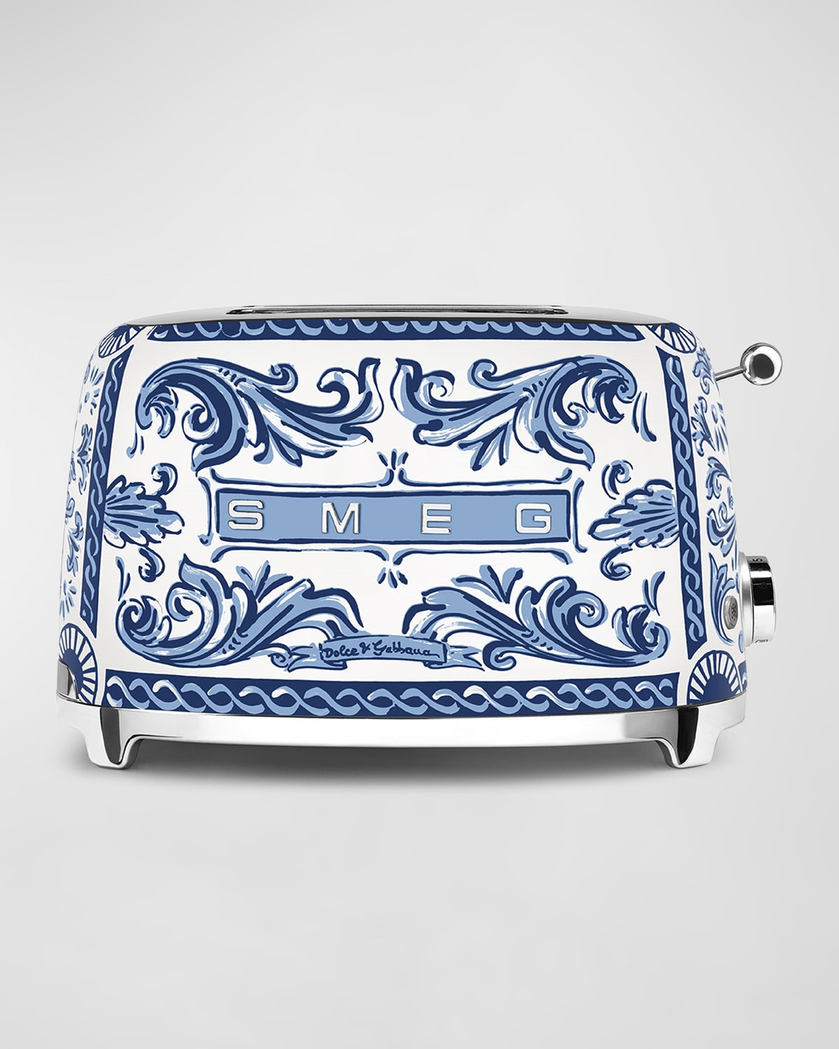 Smeg X Dolce & Gabbana Blu Mediterraneo 2-slice Toaster In Multi