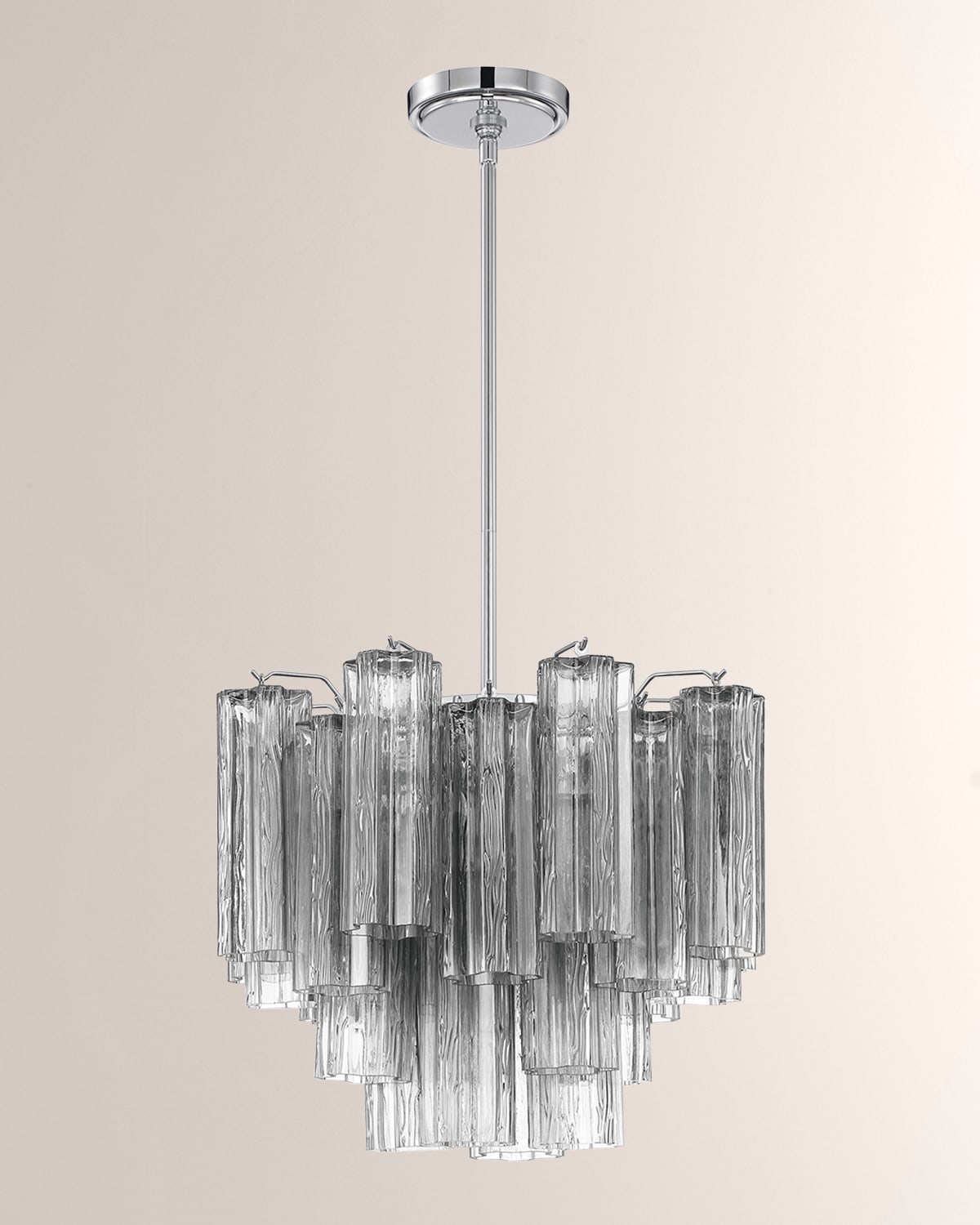 Shop Crystorama Addis 4-light Polished Chrome Chandelier In Silver