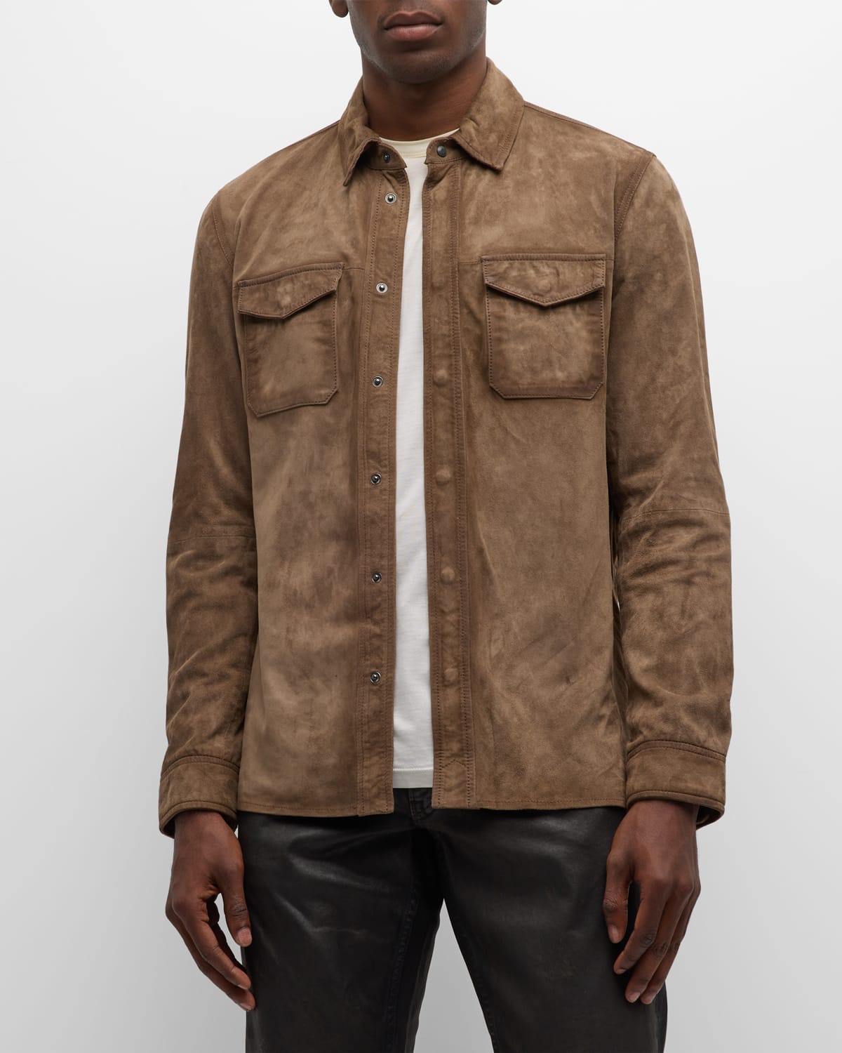 John varvatos goat suede jacket sale