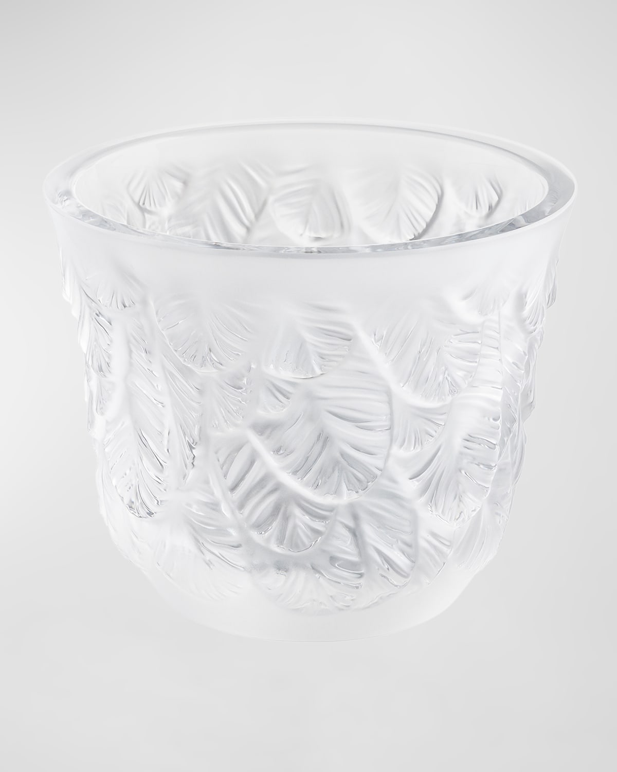 Lalique Crystal Grand-duc Votive In Clear