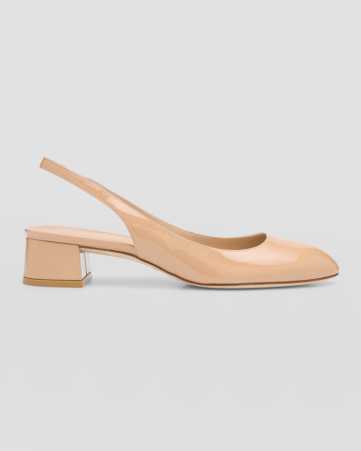 Stuart Weitzman Vivienne 35 Slingback Pump In Adobe