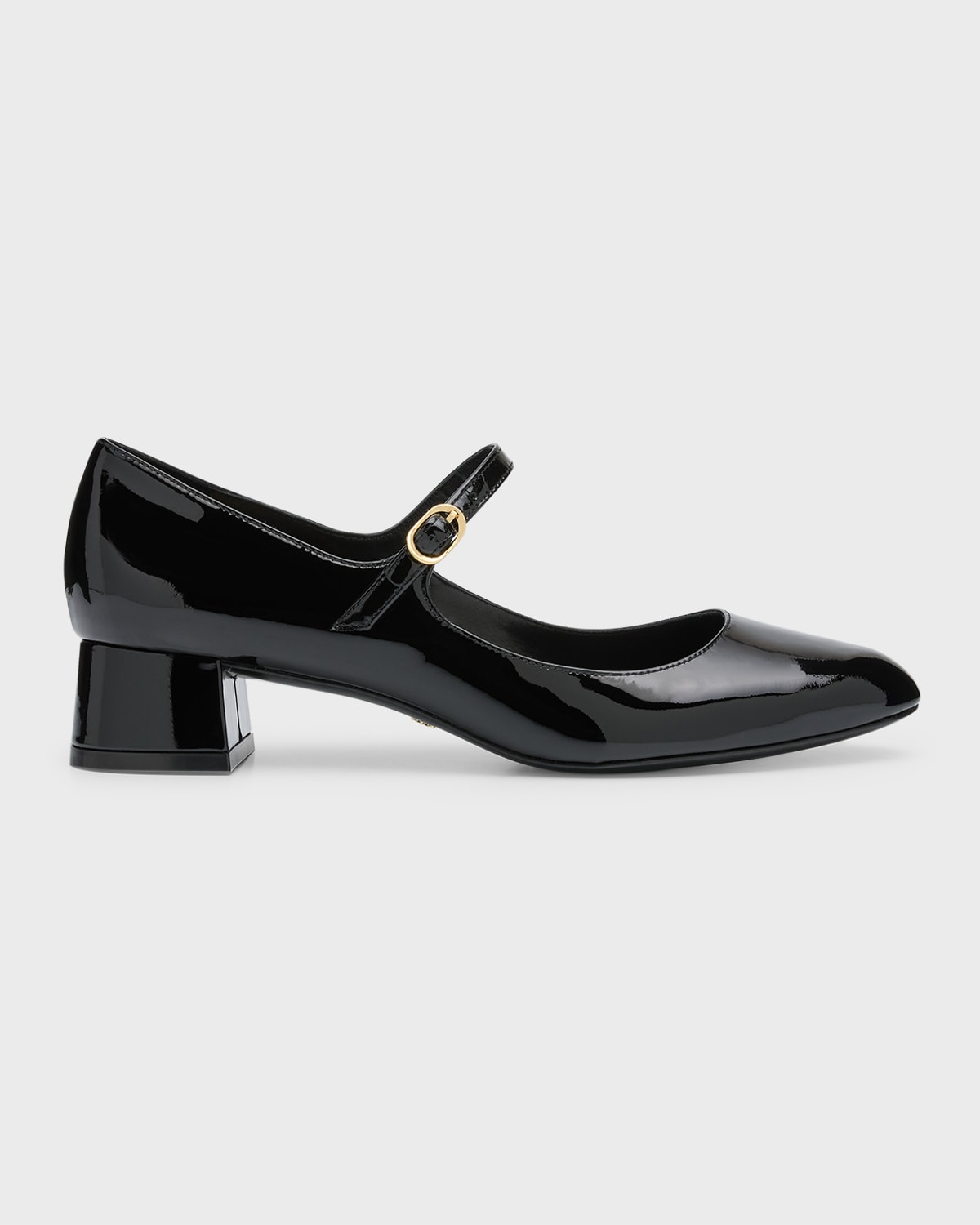 Shop Stuart Weitzman Vivienne Patent Mary Jane Pumps In Black