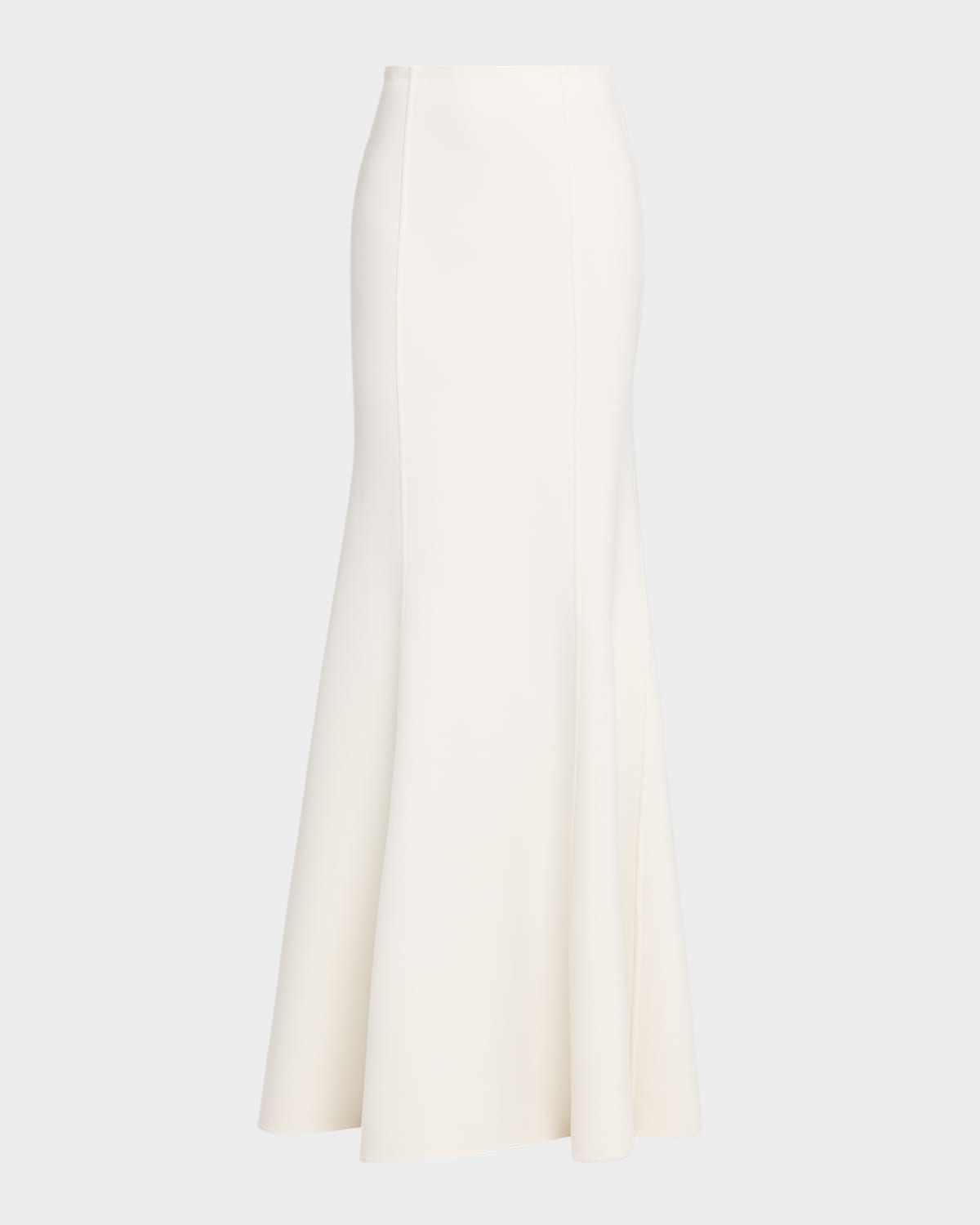 Michael Kors Fishtail Wool Skirt In White