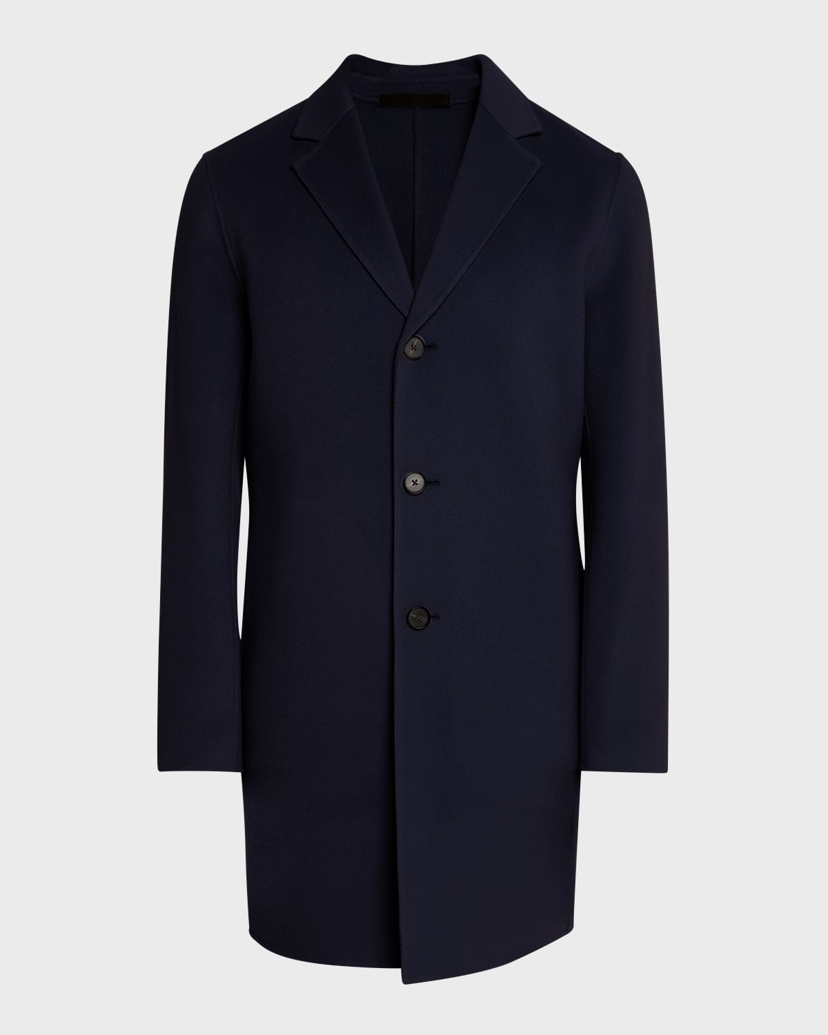 Theory Men's New Divide Wool-cashmere Topcoat In Baltic