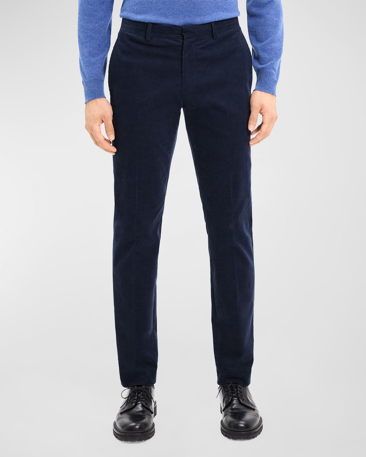 Theory Men's Zaine Pant In Stretch Cord In Baltic