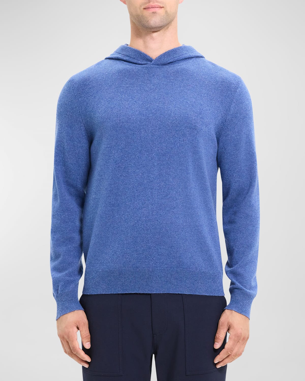 Shop Theory Men's Hilles Hoodie In Cashmere In Indg Mel